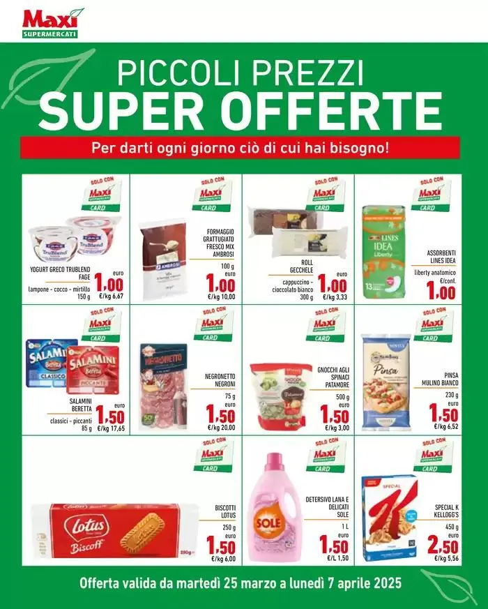 Da noi conviene tutti i giorni da 25 marzo a 7 aprile di 2025 - Pagina del volantino 6