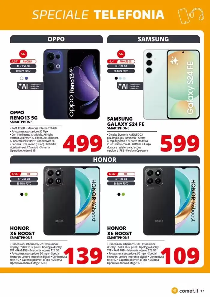 Speciale Telefonia da Comet! da 20 marzo a 2 aprile di 2025 - Pagina del volantino 17