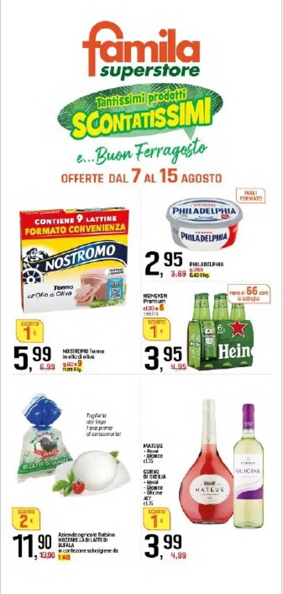 Volantino Supermercato Fratelli Scotto da 7 agosto a 15 agosto di 2025 - Pagina del volantino 1