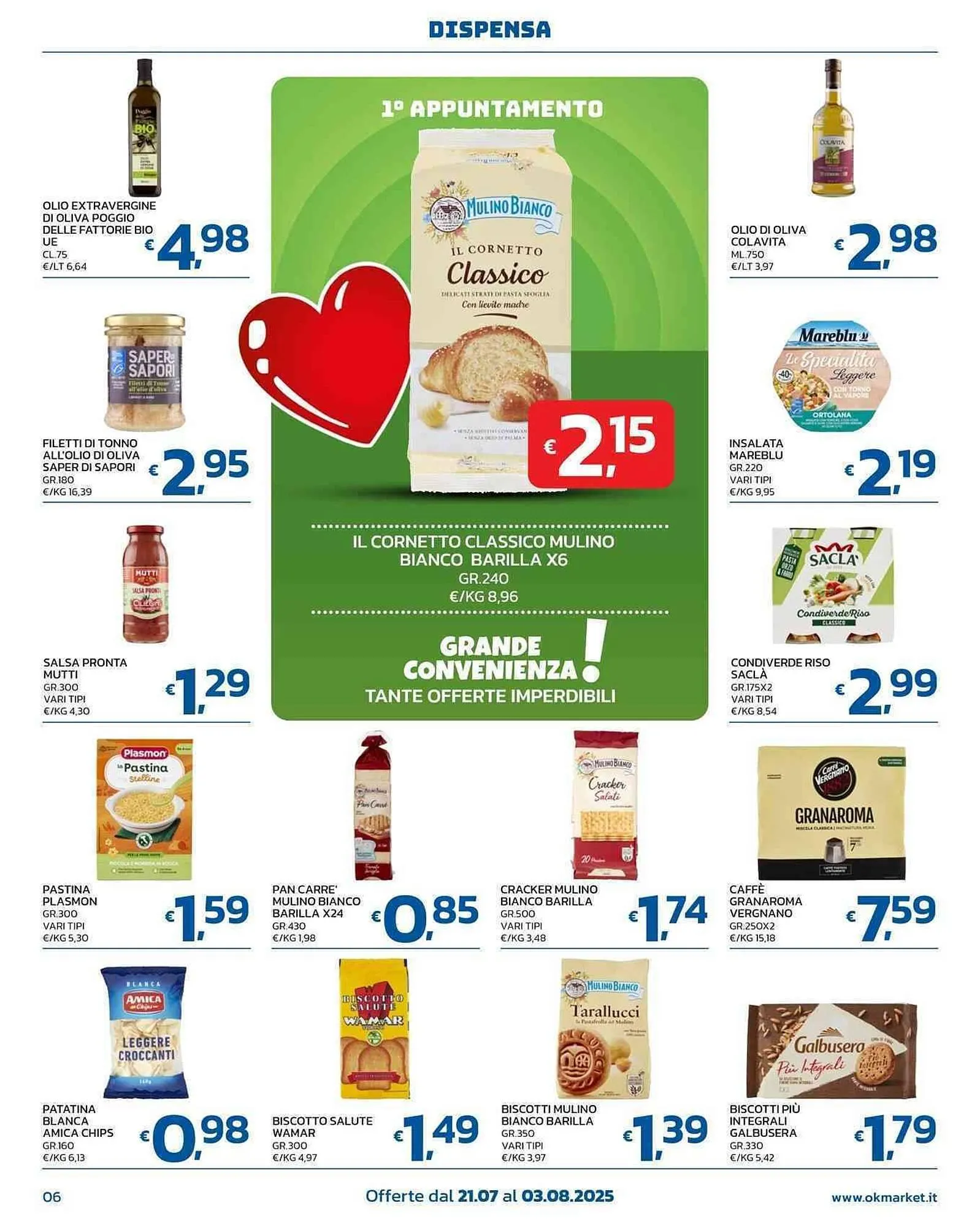 Volantino Ok Market da 21 luglio a 3 agosto di 2025 - Pagina del volantino 6