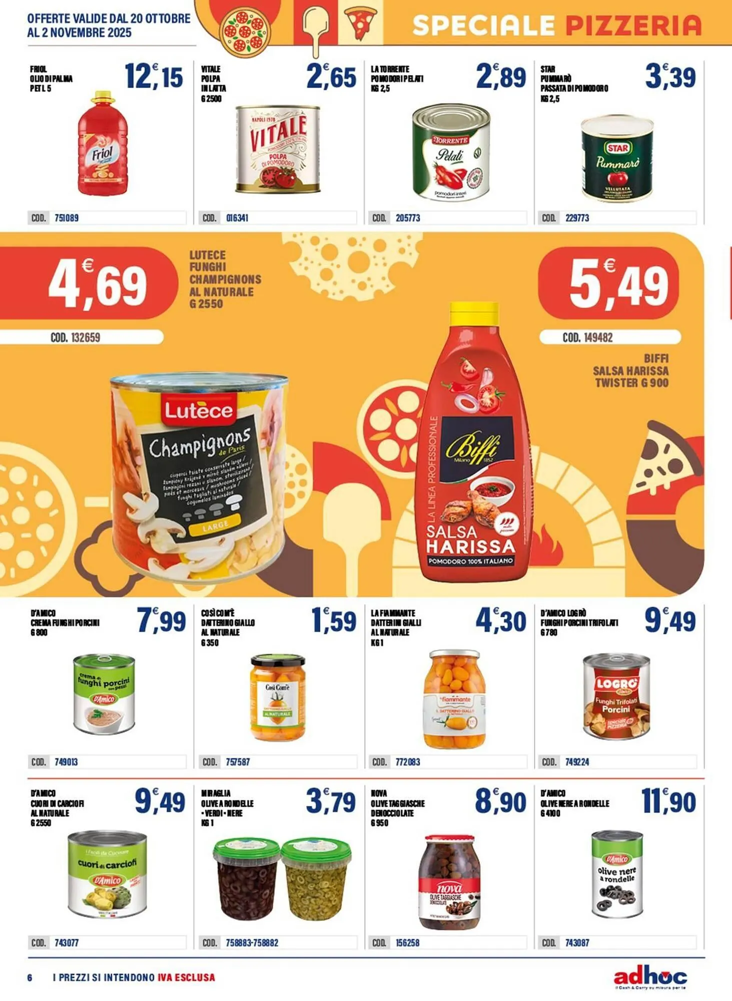 Volantino Adhoc da 20 ottobre a 2 novembre di 2025 - Pagina del volantino 6