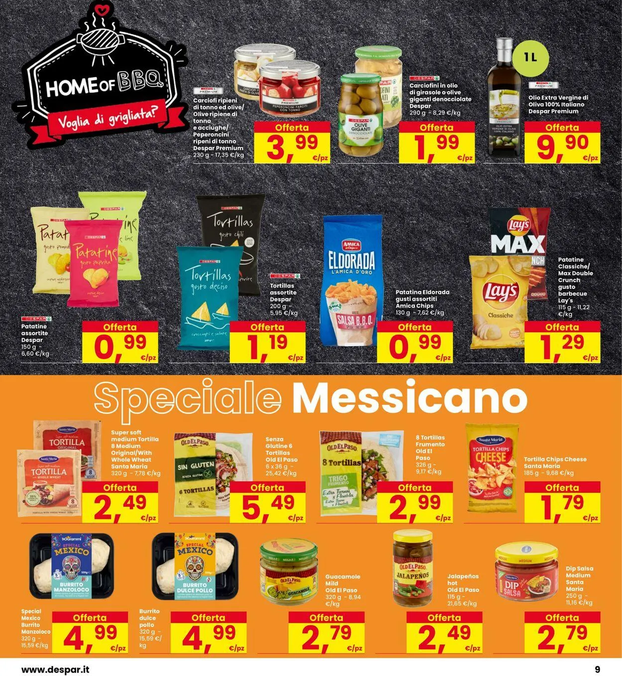 Interspar Volantino attuale da 31 luglio a 9 agosto di 2025 - Pagina del volantino 9