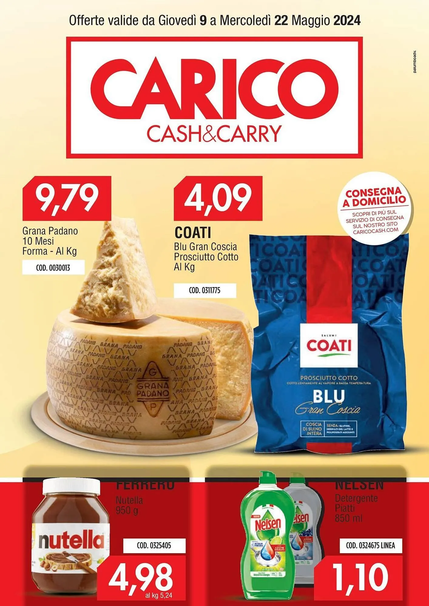 Volantino Carico Cash & Carry da 9 maggio a 22 maggio di 2024 - Pagina del volantino 1