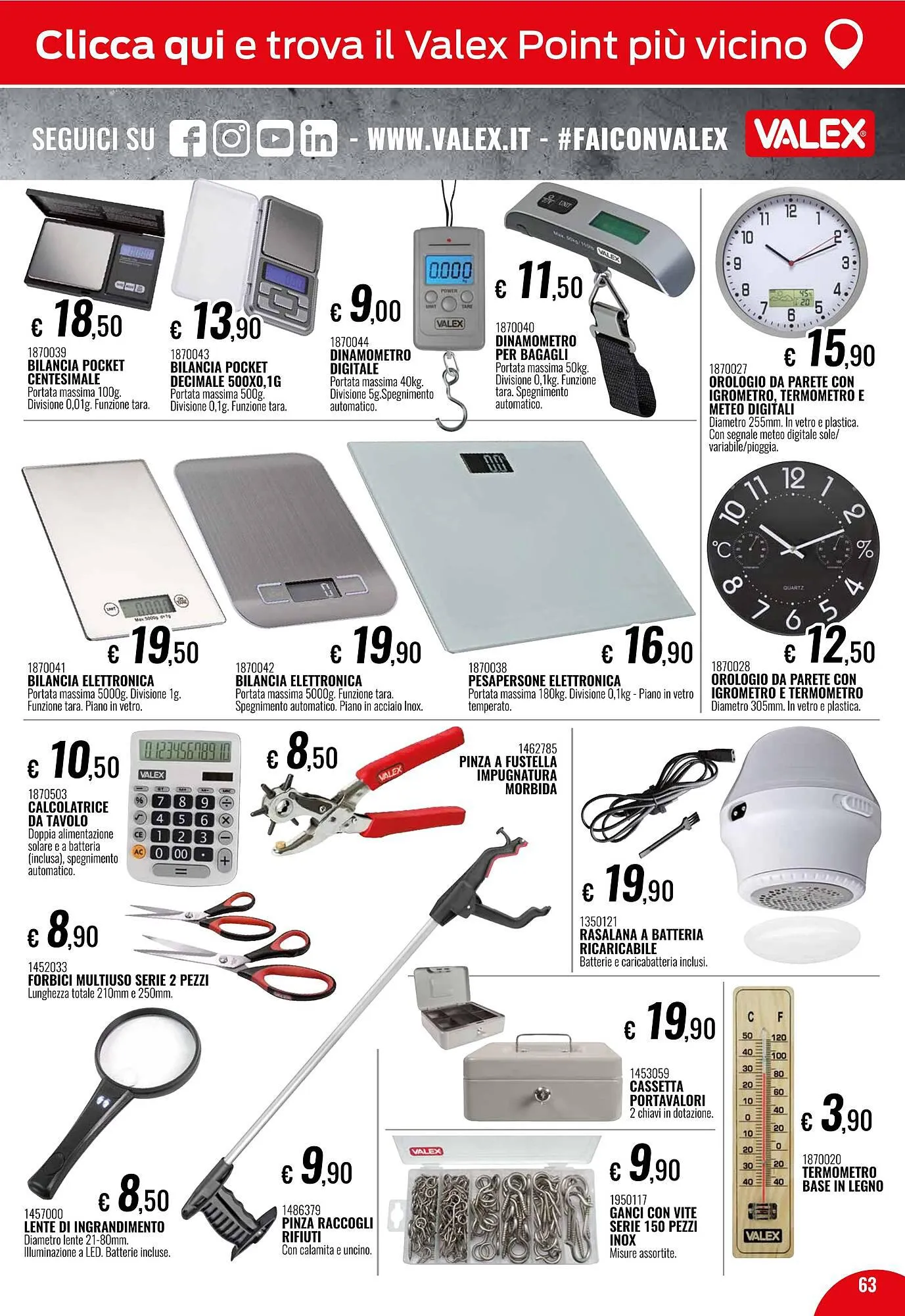 Volantino Valex da 2 gennaio a 2 marzo di 2024 - Pagina del volantino 63