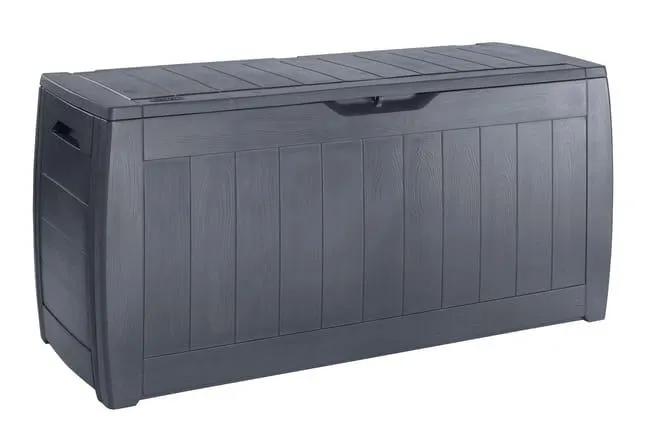 Baule KETER Hollywood in polipropilene antracite L 118 x H 57 x P 45 cm