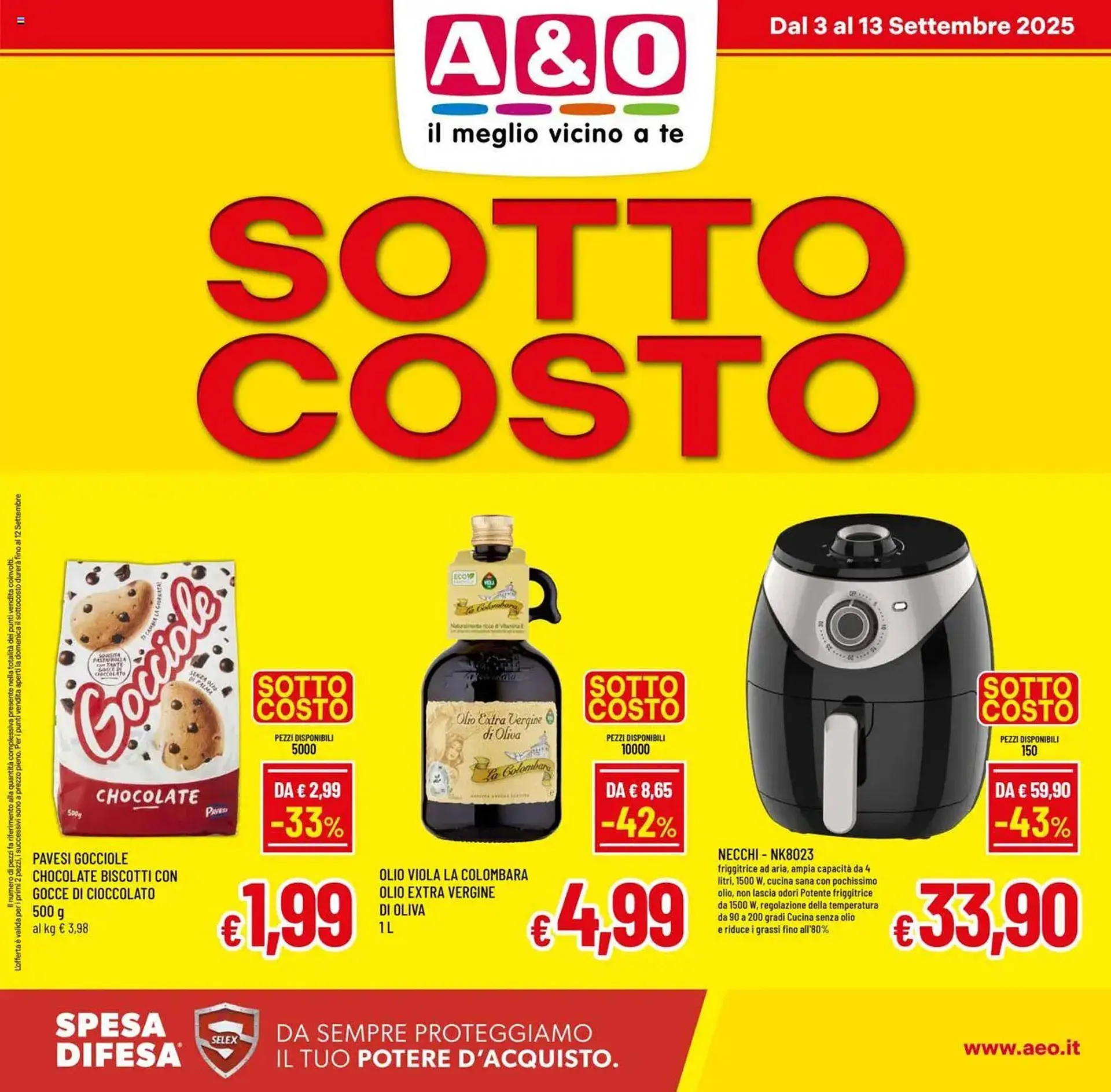 Volantino A&O da 3 settembre a 13 settembre di 2025 - Pagina del volantino 1