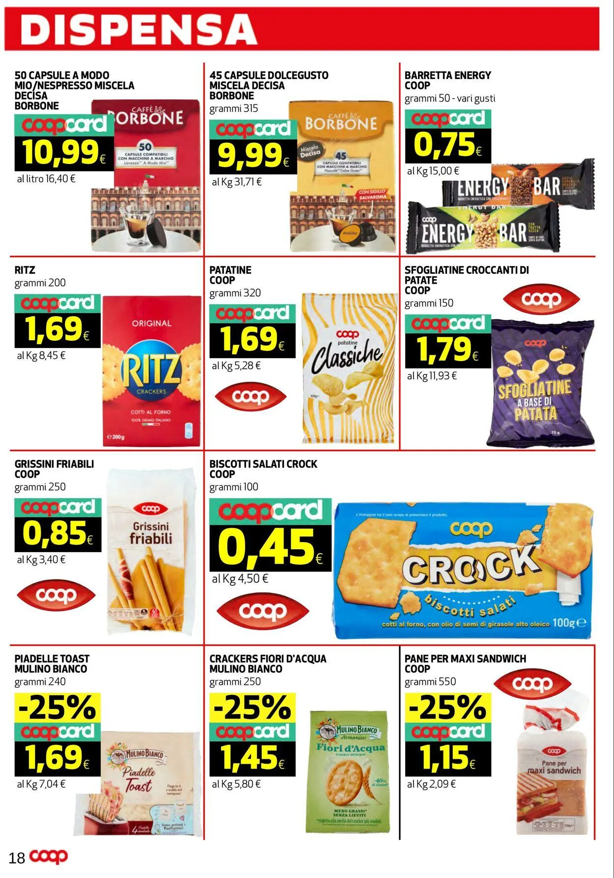 Coop Volantino attuale da 12 giugno a 22 giugno di 2025 - Pagina del volantino 18