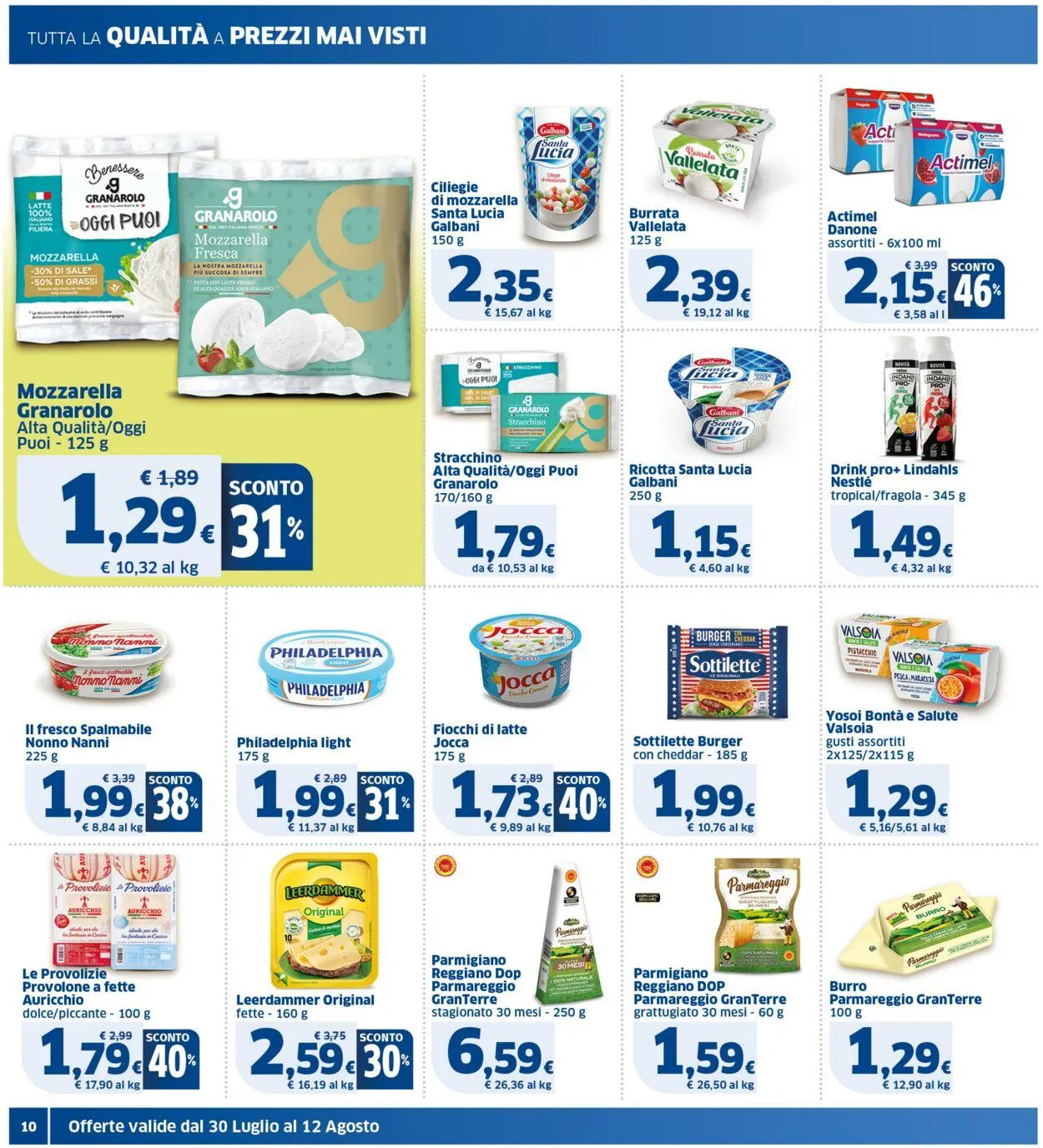 Sigma - Bologna Volantino attuale da 30 luglio a 12 agosto di 2025 - Pagina del volantino 10