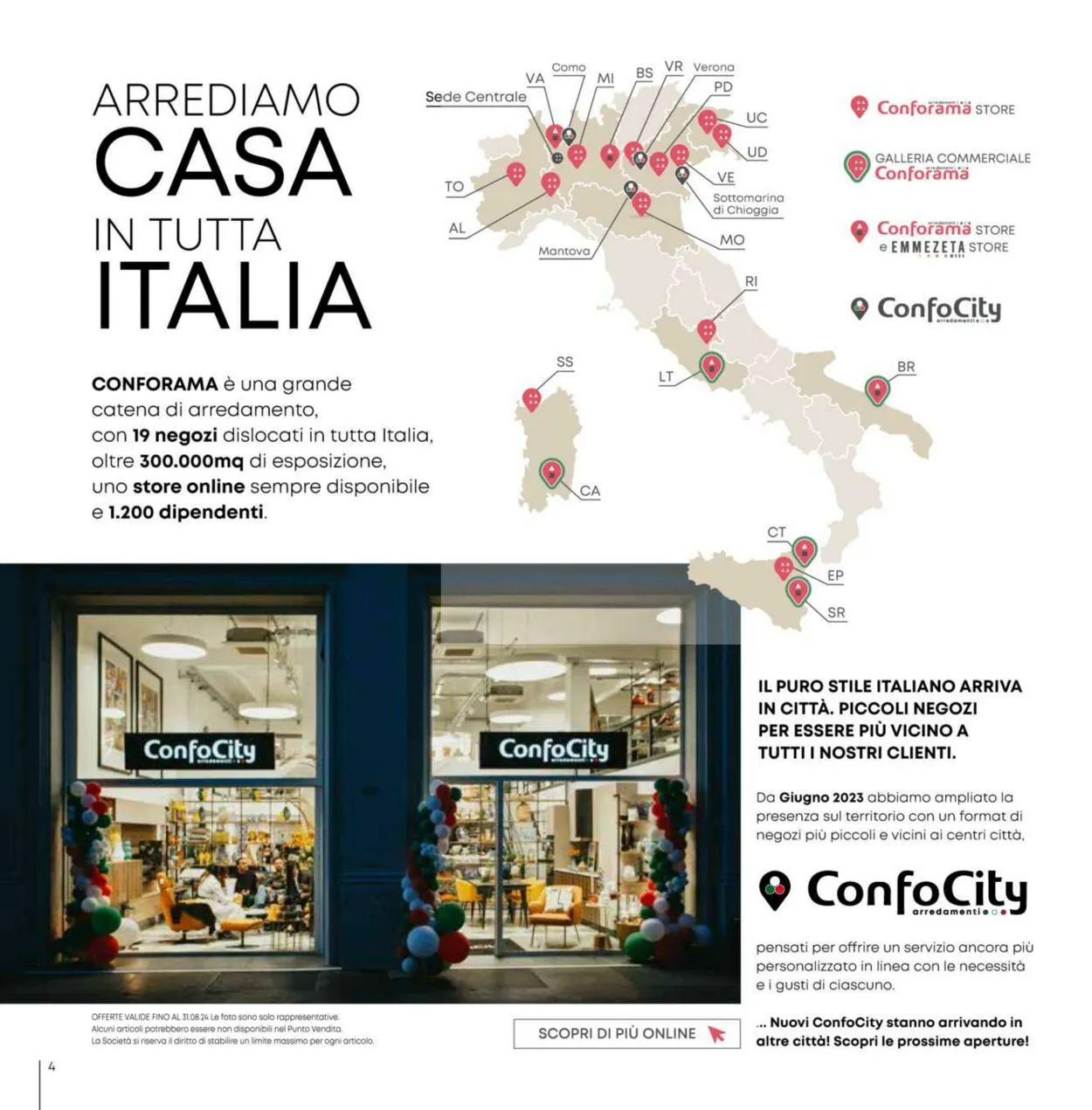Conforama Volantino attuale da 1 settembre a 30 novembre di 2024 - Pagina del volantino 4
