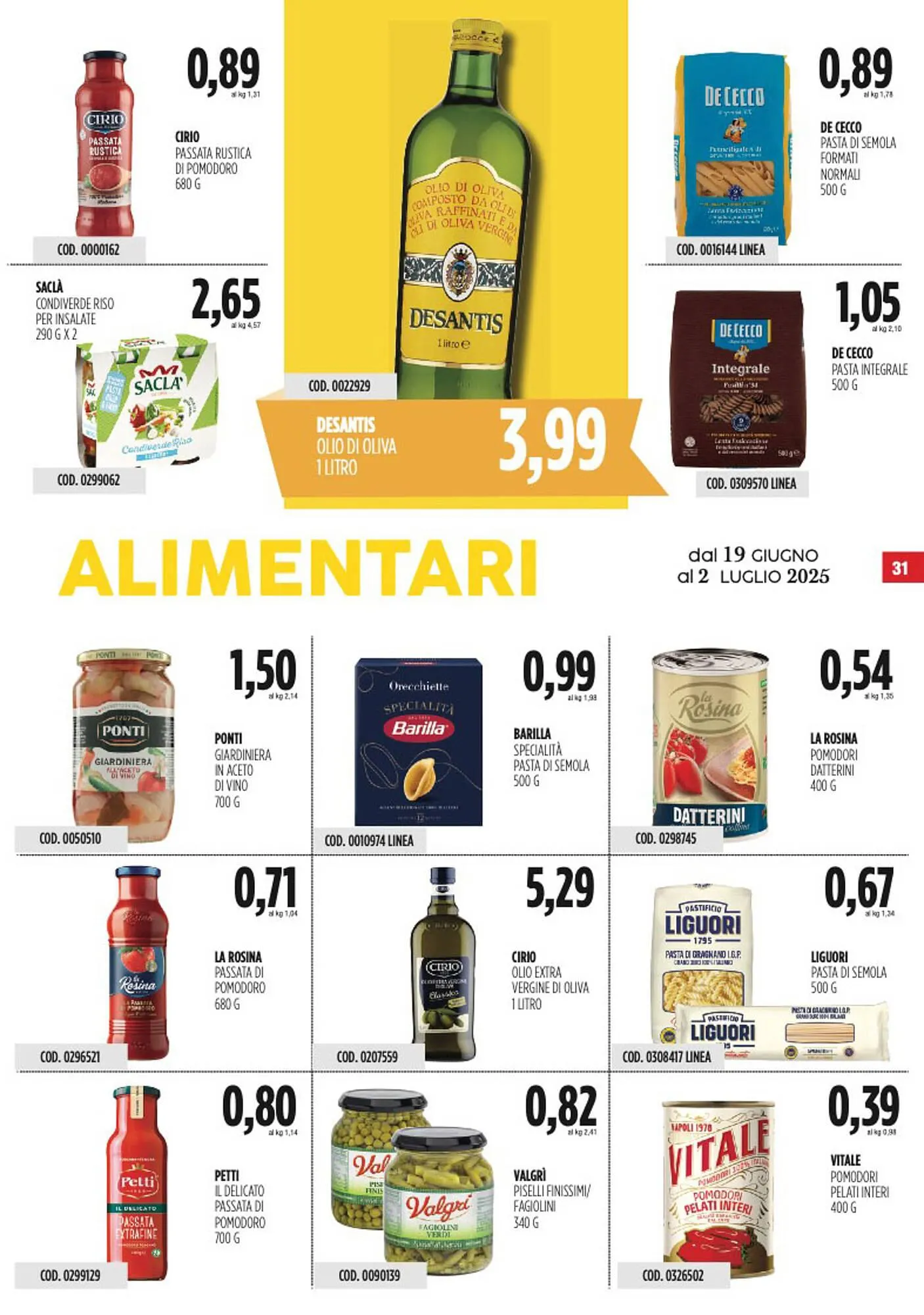 Volantino Carico Cash & Carry da 19 giugno a 2 luglio di 2025 - Pagina del volantino 31