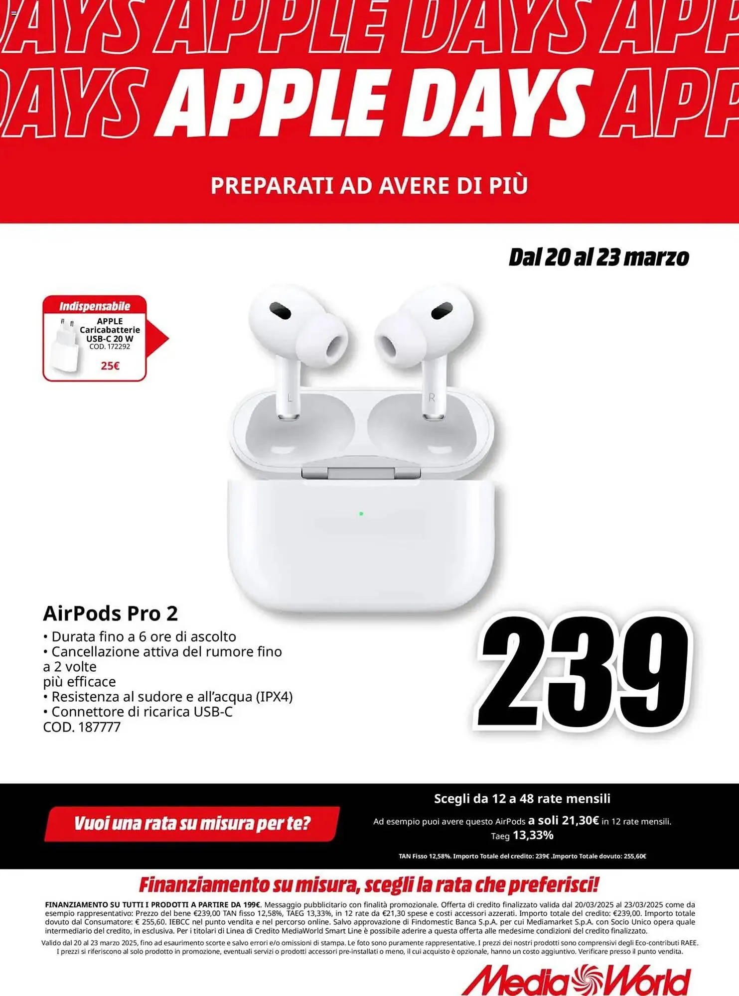 Volantino MediaWorld da 20 marzo a 23 marzo di 2025 - Pagina del volantino 2