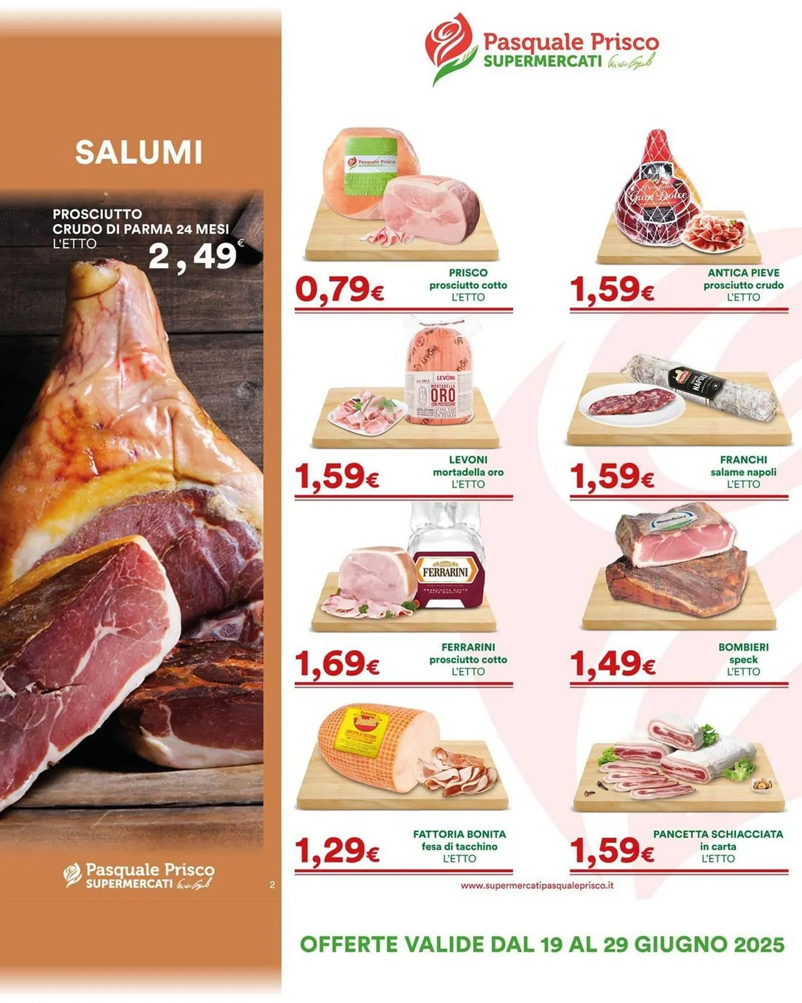 Volantino Supermercati Pasquale Prisco da 30 giugno a 13 luglio di 2025 - Pagina del volantino 2