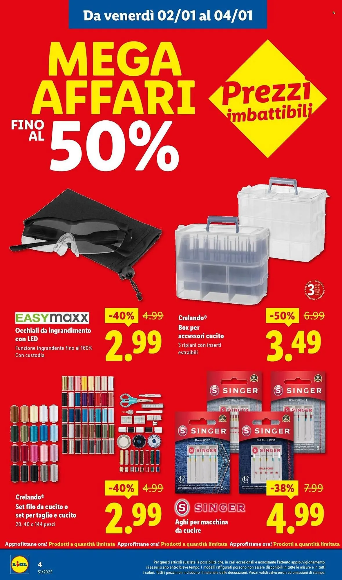 Volantino Lidl da 2 gennaio a 4 gennaio di 2026 - Pagina del volantino 4