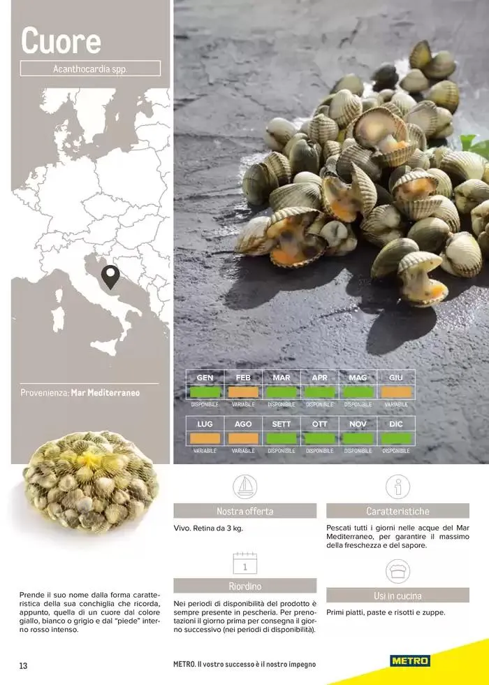 Catalogo Frutti di mare da 2 gennaio a 31 luglio di 2025 - Pagina del volantino 13