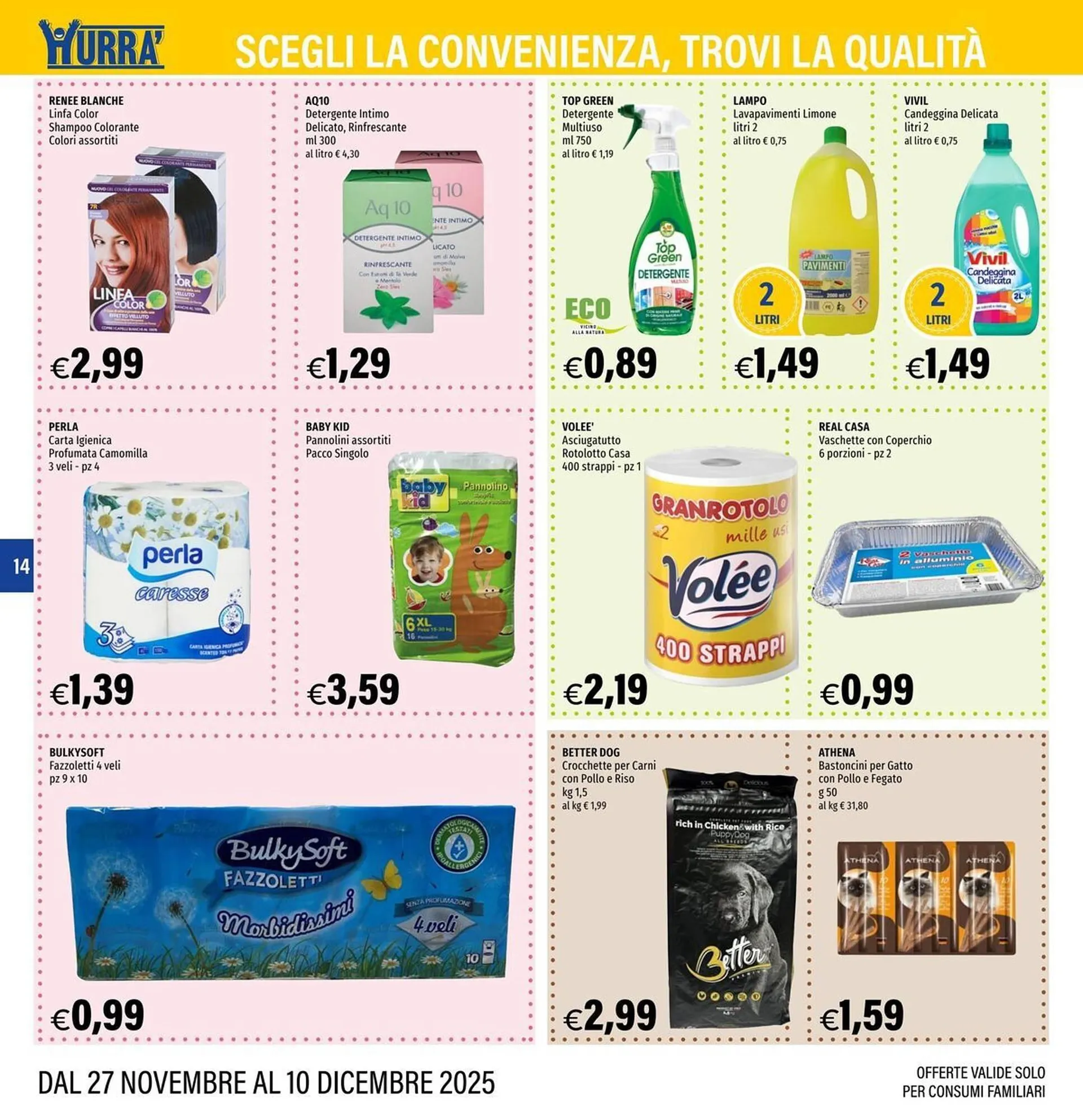 Volantino Hurrà da 27 novembre a 10 dicembre di 2025 - Pagina del volantino 14