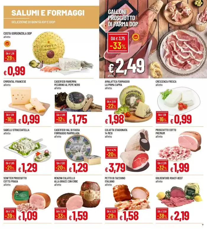 SCONTI FINO AL 50% da 24 aprile a 4 maggio di 2025 - Pagina del volantino 9