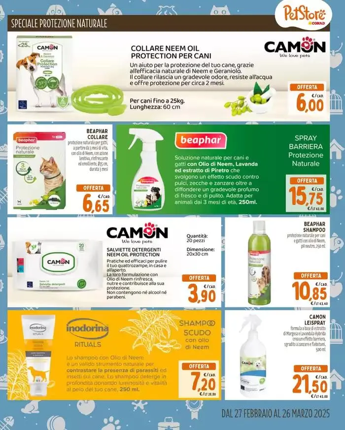 In primavera alcuni amori fioriscono, altri abbaiano. da 27 febbraio a 26 marzo di 2025 - Pagina del volantino 7