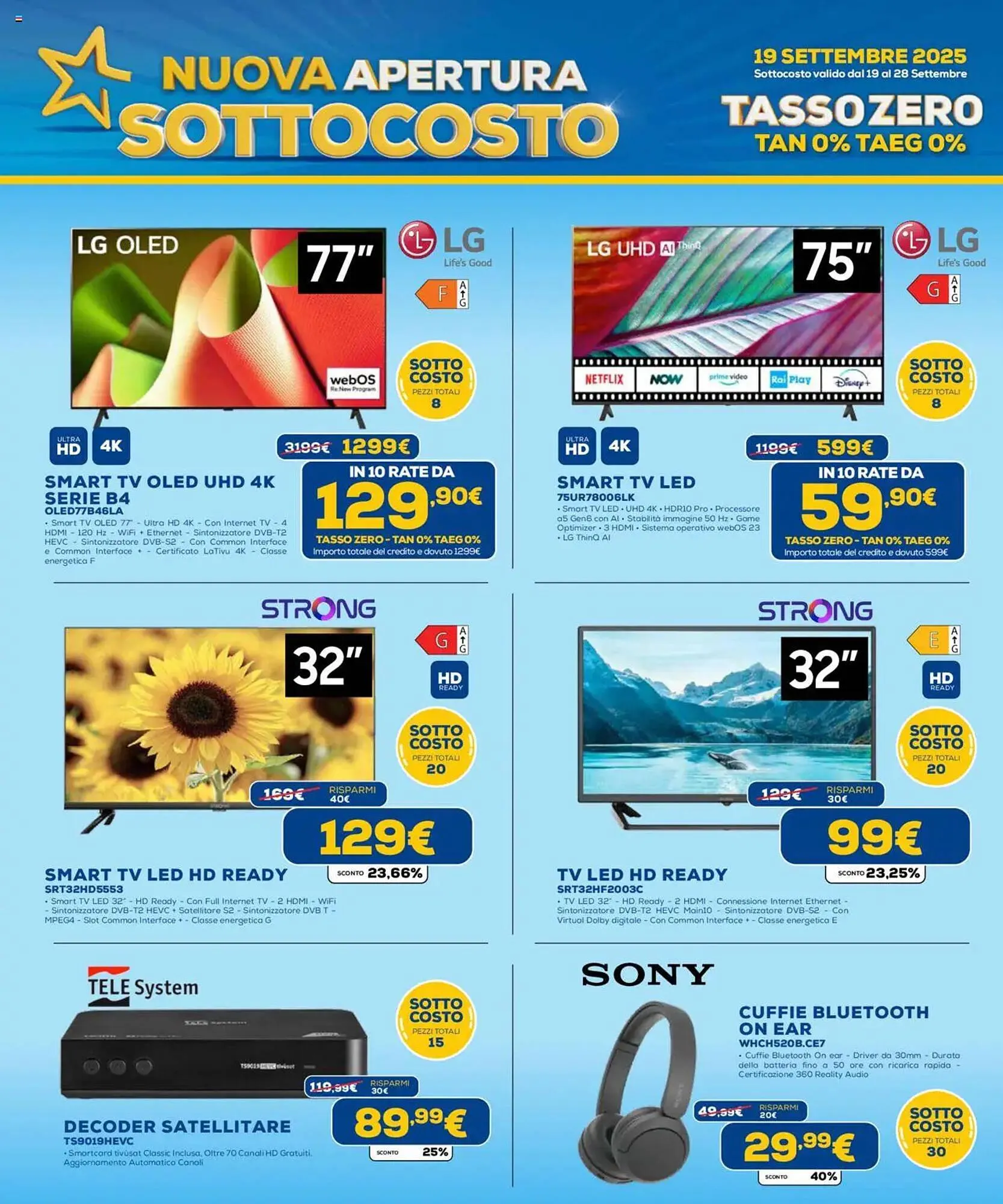 Volantino Euronics da 19 settembre a 28 settembre di 2025 - Pagina del volantino 6