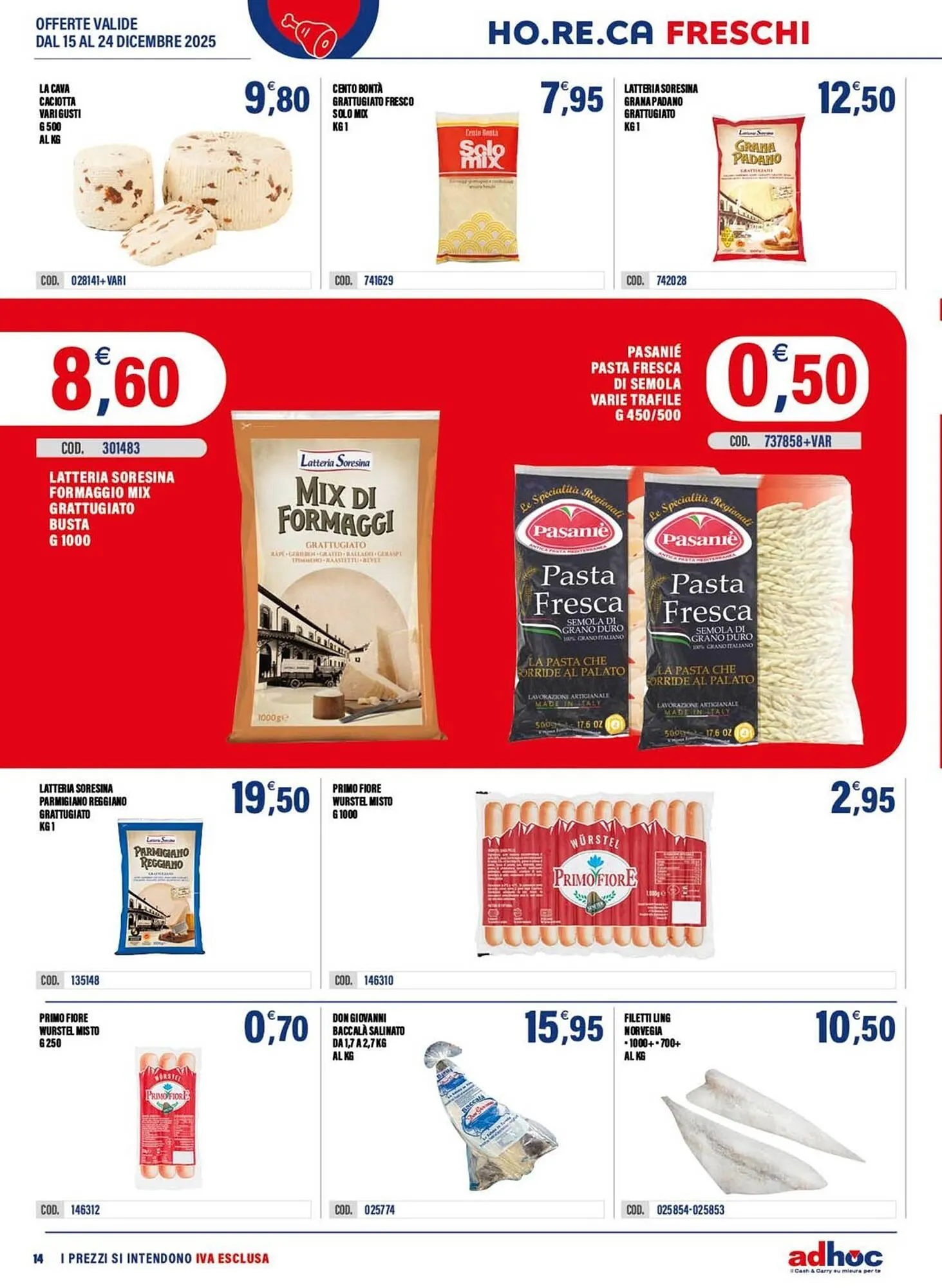 Volantino Adhoc da 15 dicembre a 24 dicembre di 2025 - Pagina del volantino 14