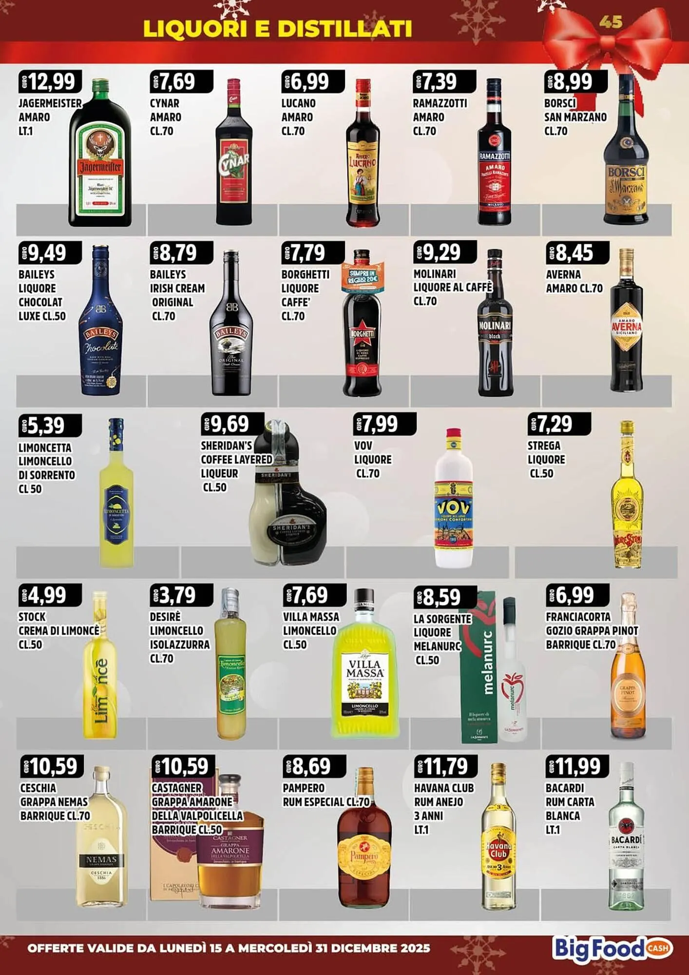 Volantino Big Food da 15 dicembre a 31 dicembre di 2025 - Pagina del volantino 45