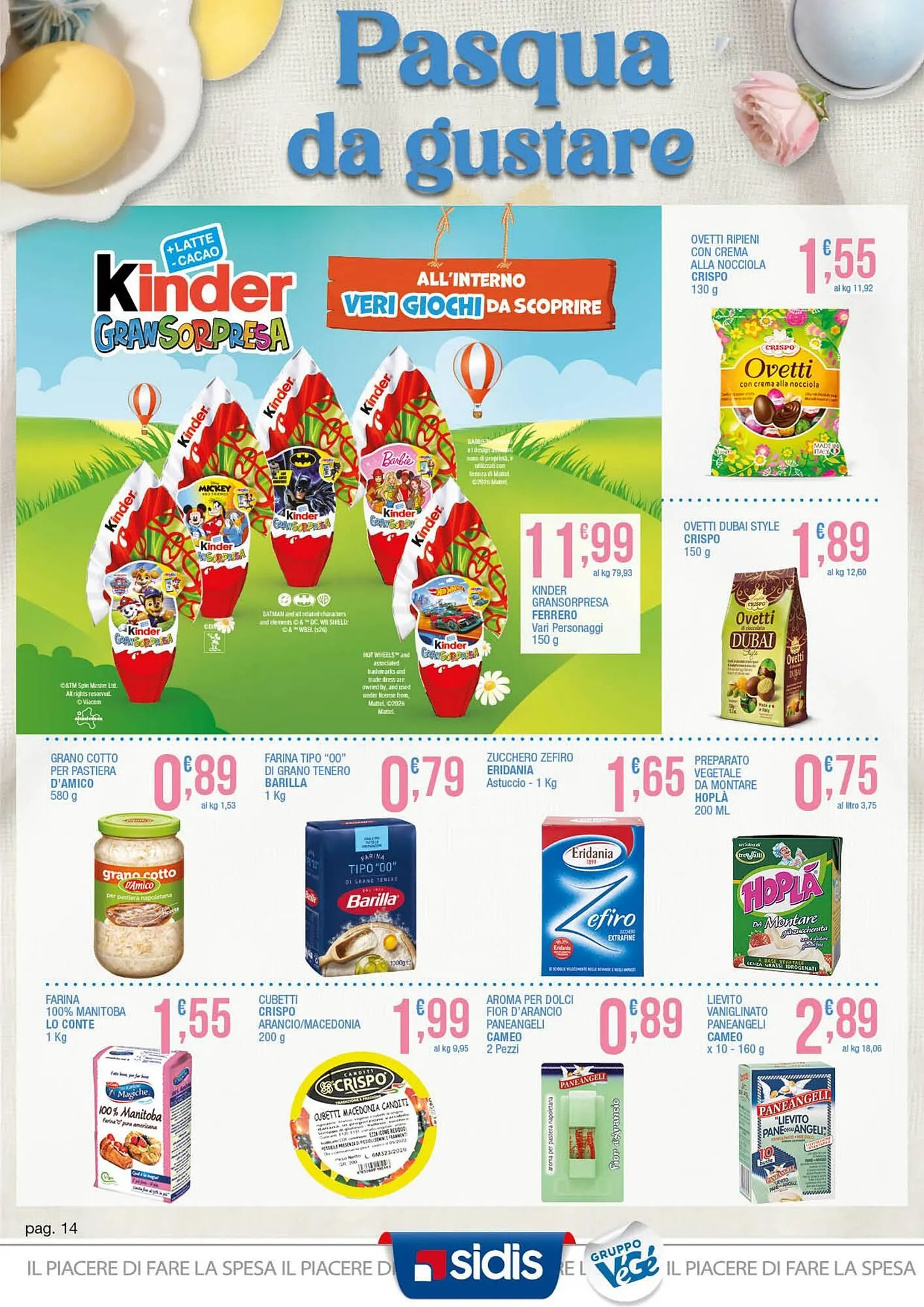 Volantino Sidis da 23 marzo a 4 aprile di 2026 - Pagina del volantino 14