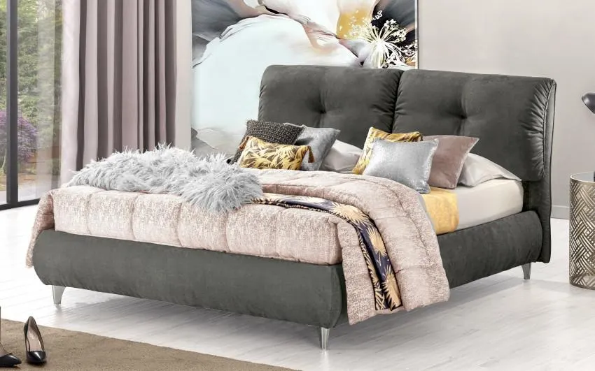 Letto matrimoniale con contenitore