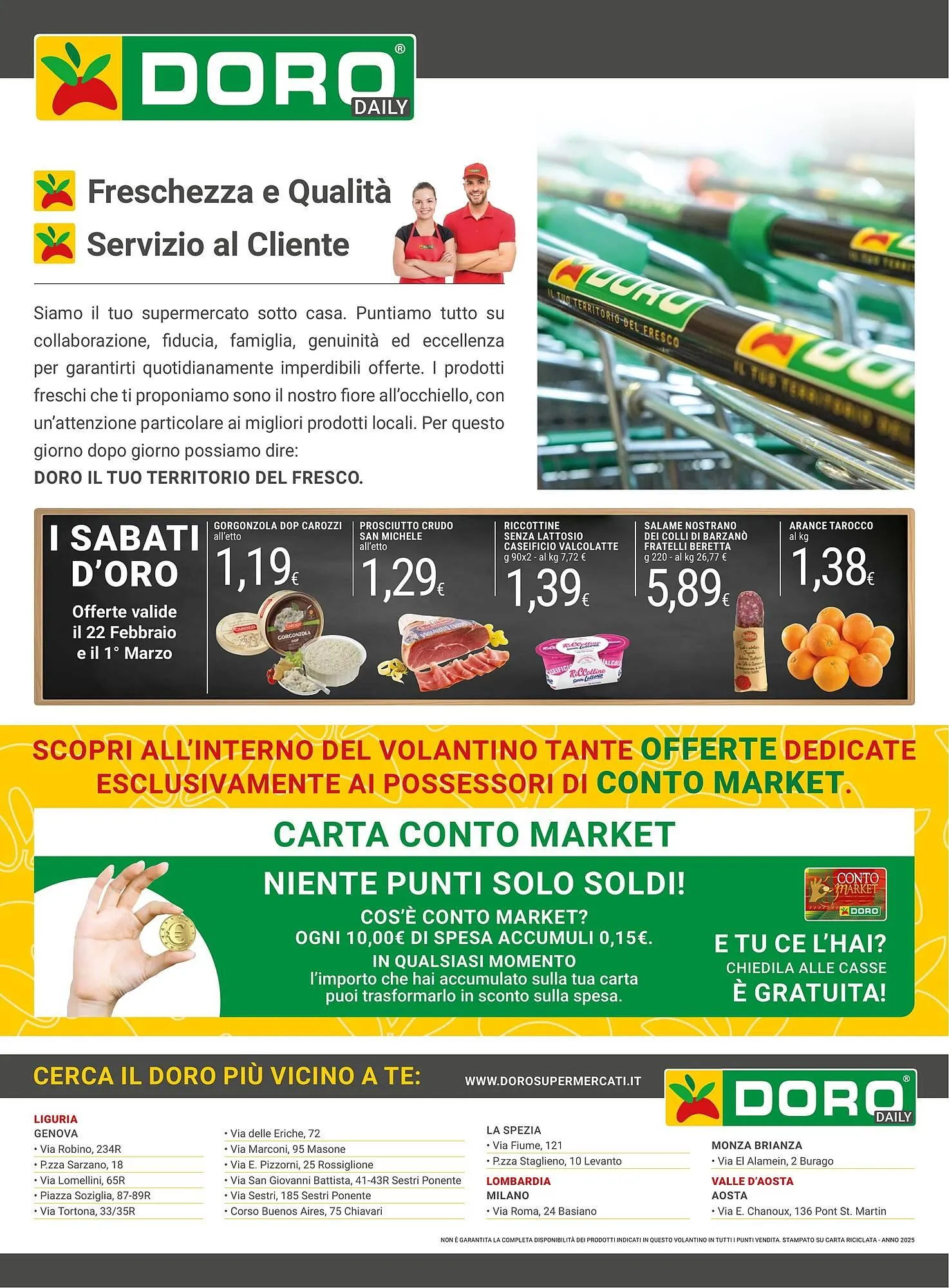 Volantino Doro Daily da 18 febbraio a 2 marzo di 2025 - Pagina del volantino 8