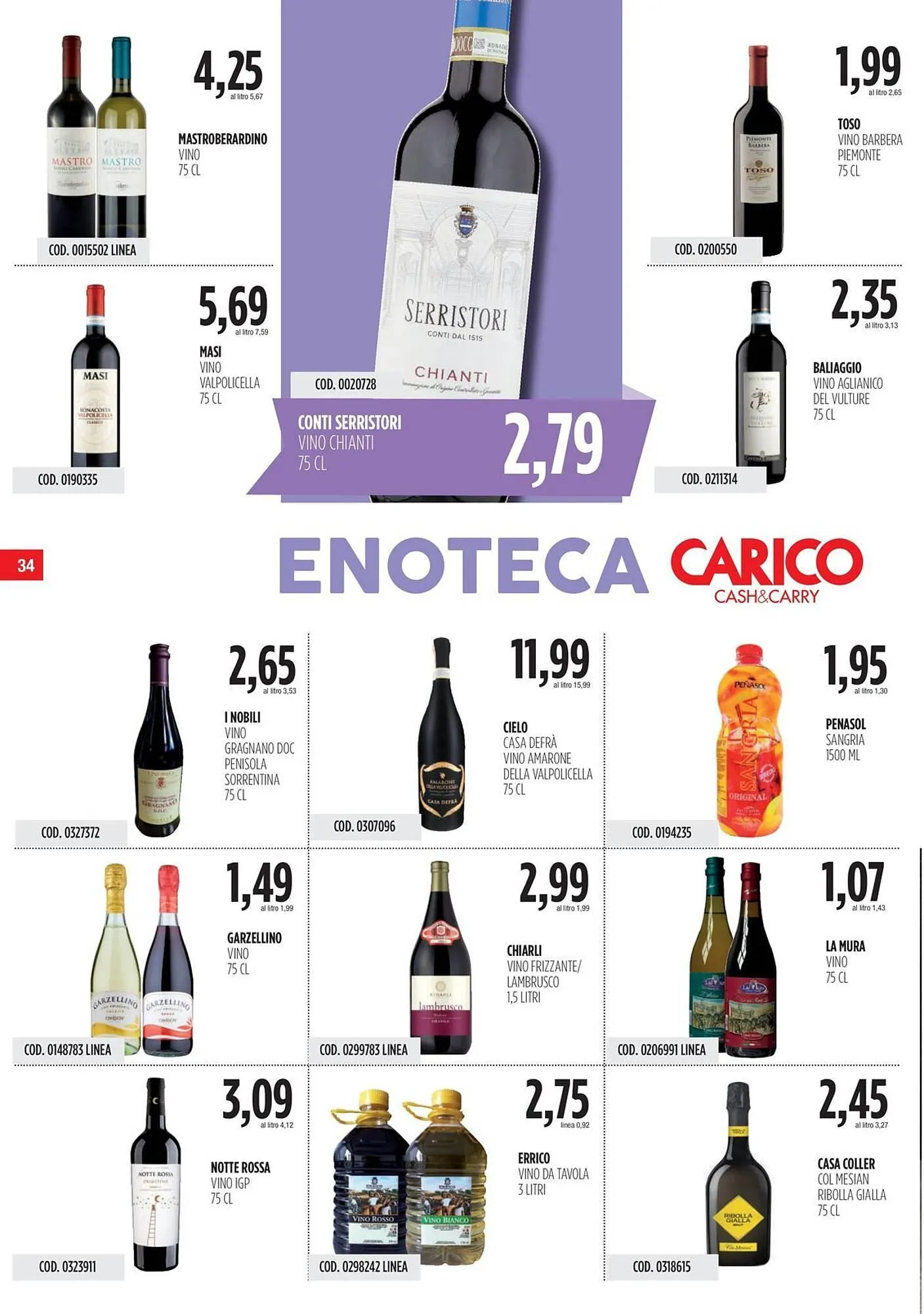 Volantino Carico Cash & Carry da 23 ottobre a 5 novembre di 2025 - Pagina del volantino 34