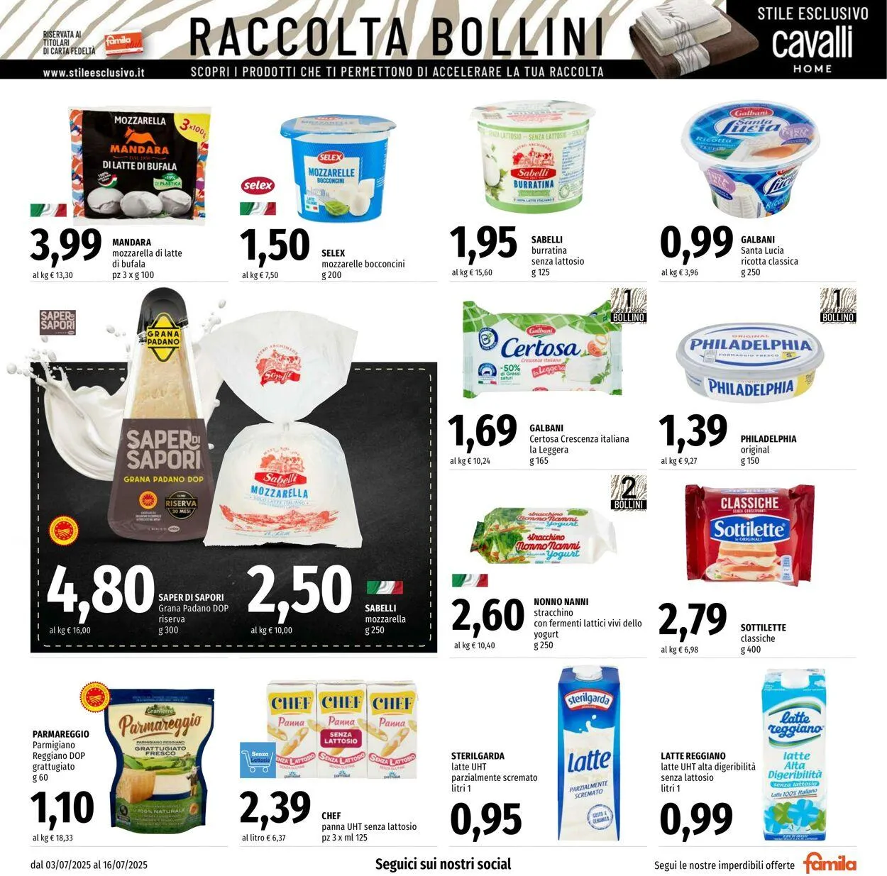 Famila Volantino attuale da 3 luglio a 16 luglio di 2025 - Pagina del volantino 7