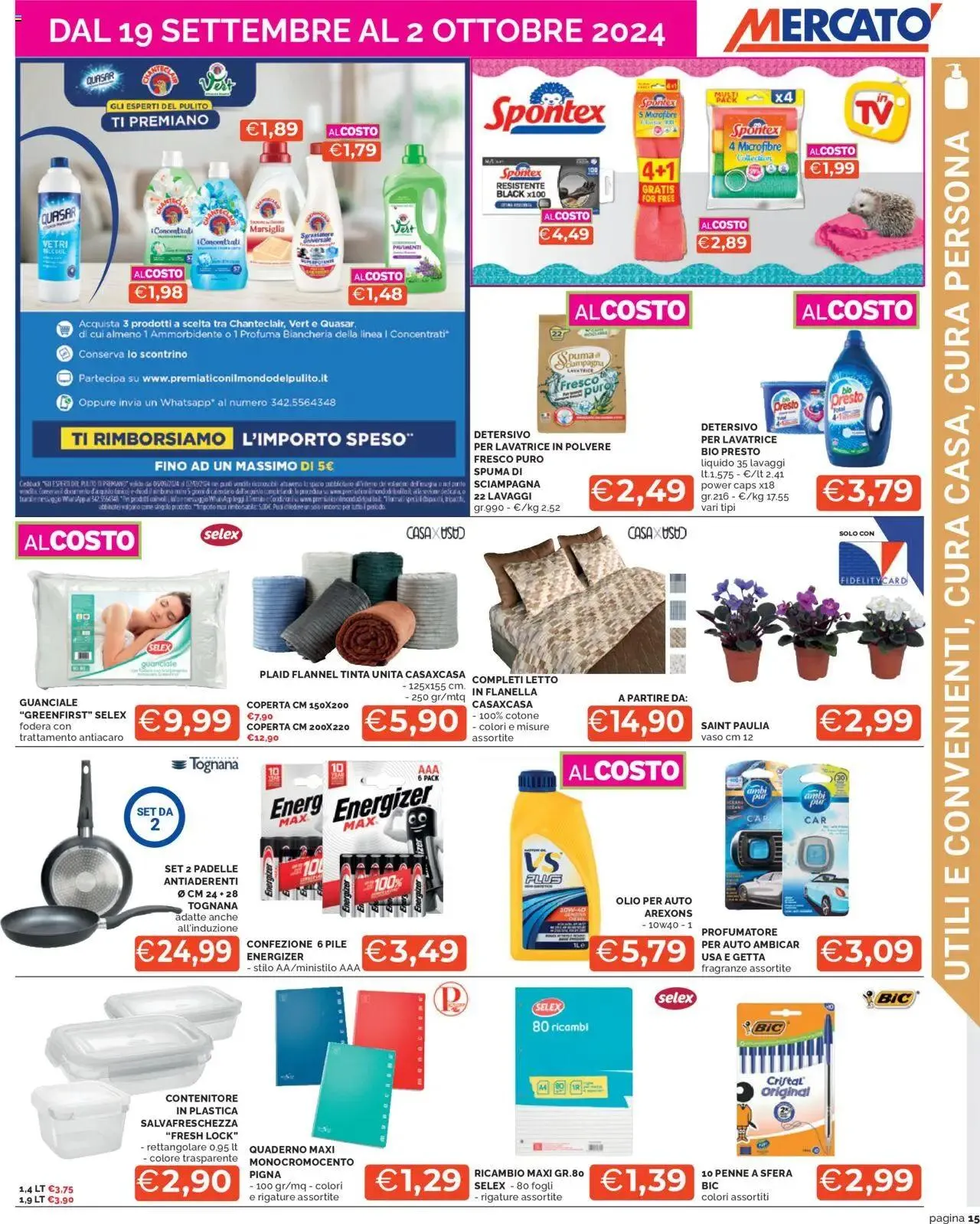 Volantino Mercatò da 19 settembre a 2 ottobre di 2024 - Pagina del volantino 15