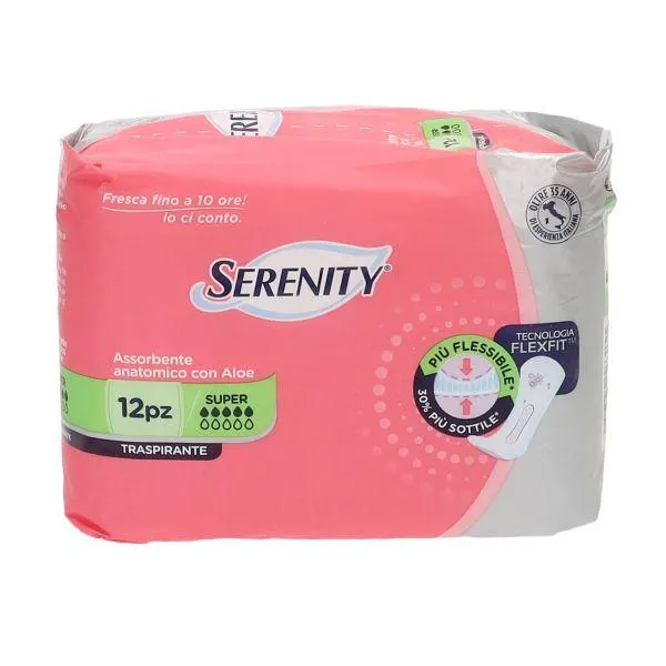 ASSORBENTE SERENITY SUPER CON ALOE