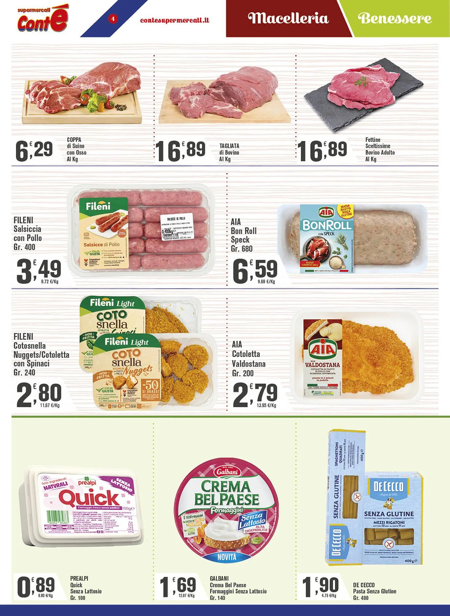 Volantino Conté Supermercati da 2 gennaio a 11 gennaio di 2026 - Pagina del volantino 4