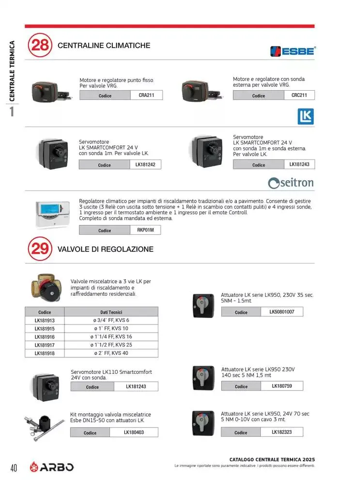 Catalogo Centrale termica 2025  da 8 aprile a 31 dicembre di 2025 - Pagina del volantino 40
