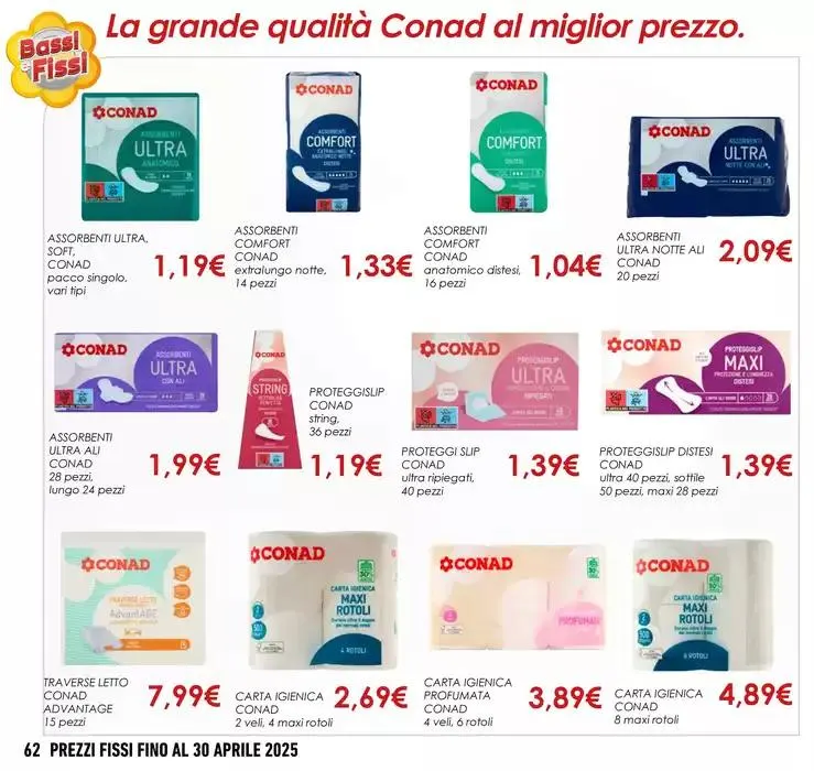 BASSI & FISSI da 2 gennaio a 30 aprile di 2025 - Pagina del volantino 62