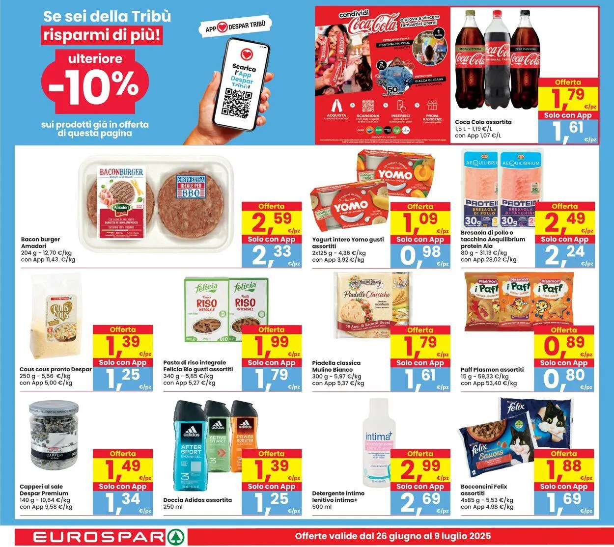 Eurospar Volantino attuale da 26 giugno a 9 luglio di 2025 - Pagina del volantino 22