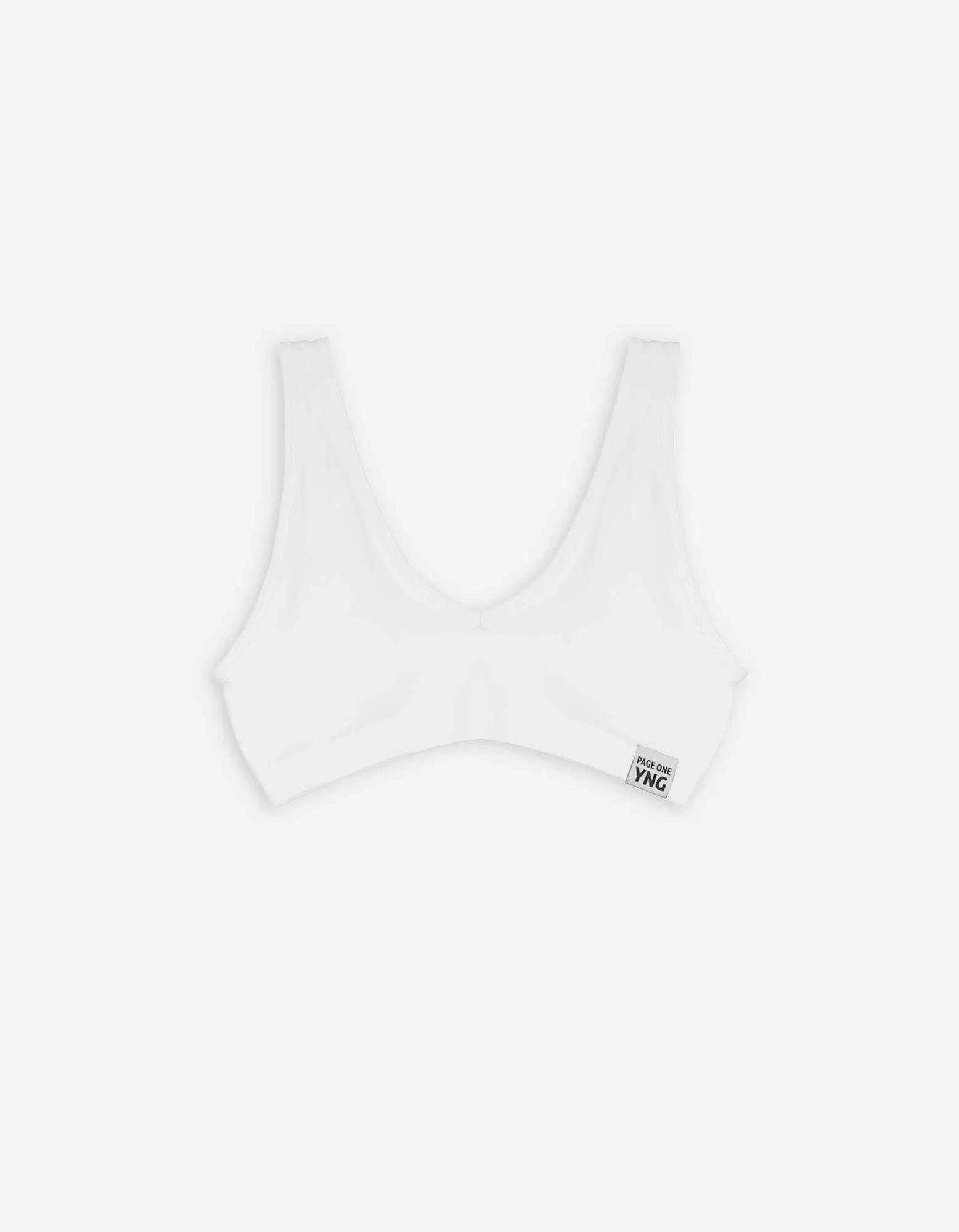Bralette - Tinta unita - bianco