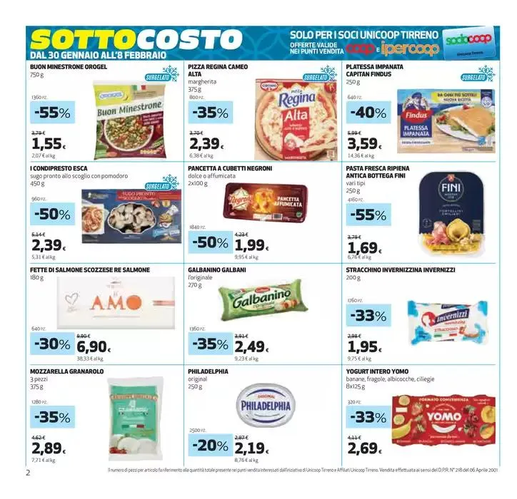 Sottocosto da 30 gennaio a 12 febbraio di 2025 - Pagina del volantino 2