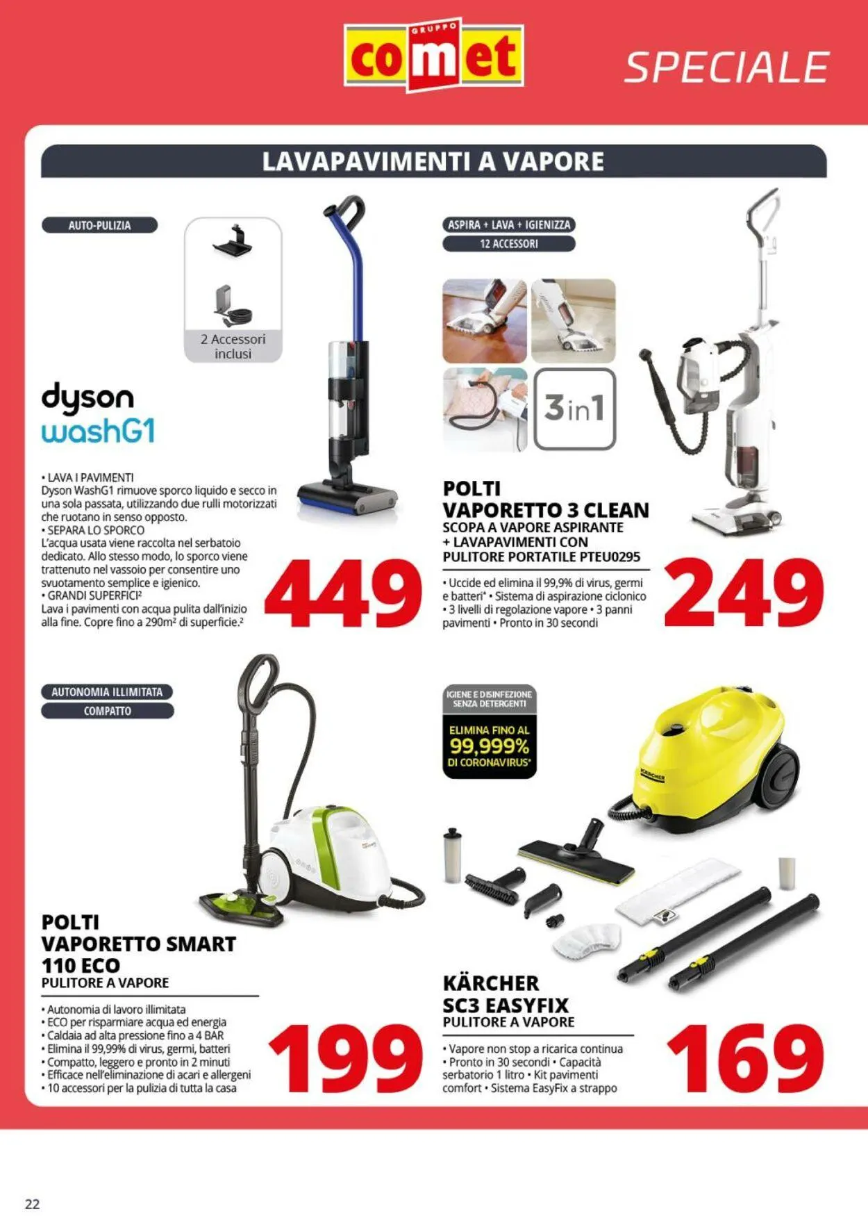 Comet Volantino attuale da 22 agosto a 11 settembre di 2025 - Pagina del volantino 22