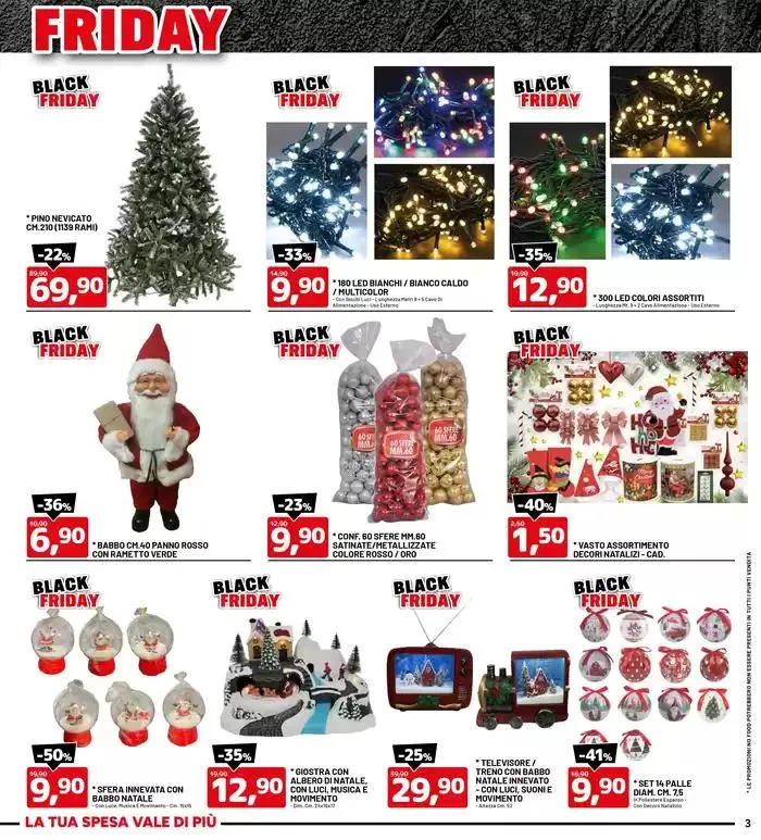 Black friday da 18 novembre a 1 dicembre di 2024 - Pagina del volantino 3