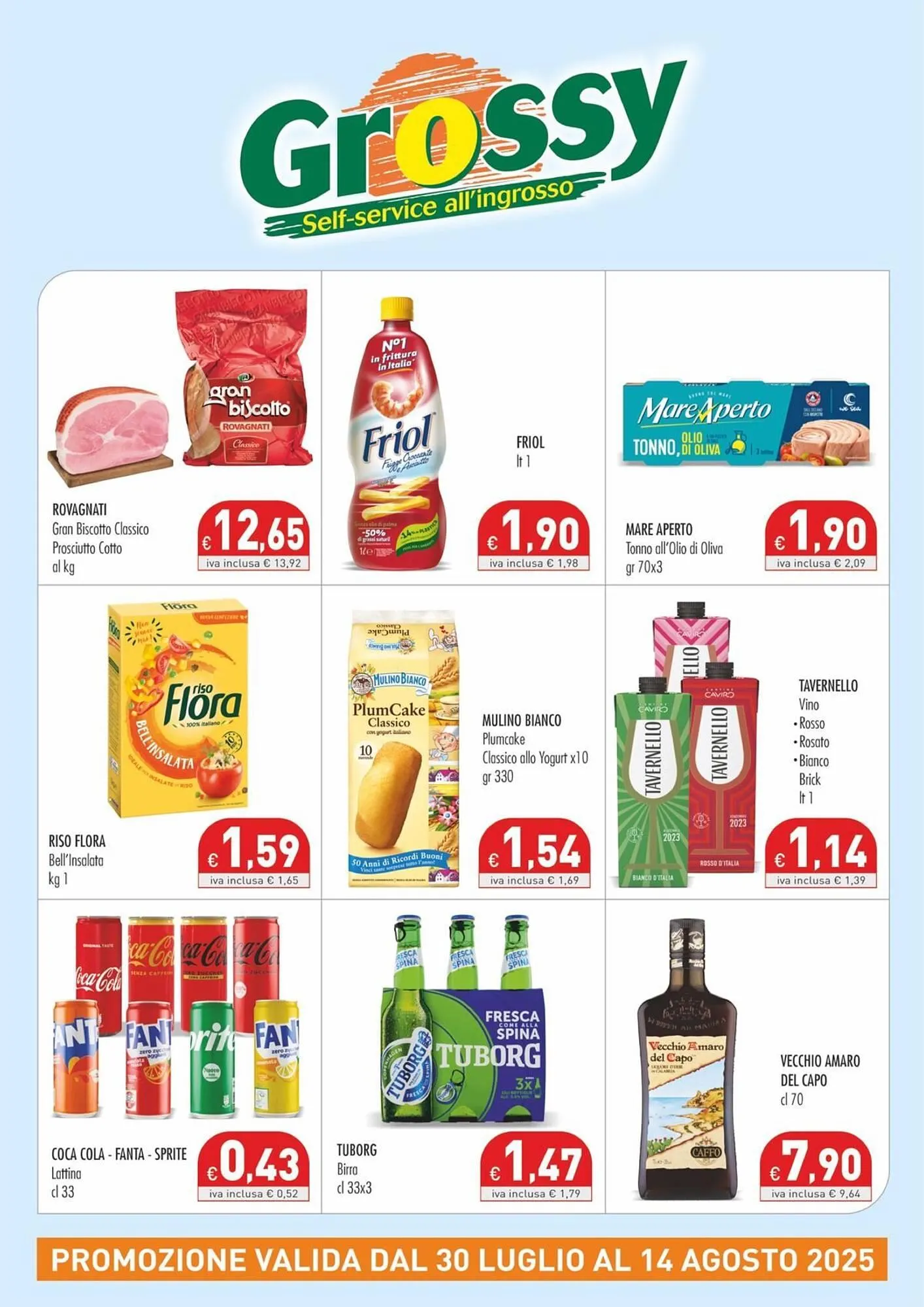 Volantino Cash & Carry Grossy da 30 luglio a 14 agosto di 2025 - Pagina del volantino 1