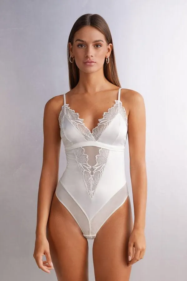 Body in Raso e Pizzo Satin Darlings