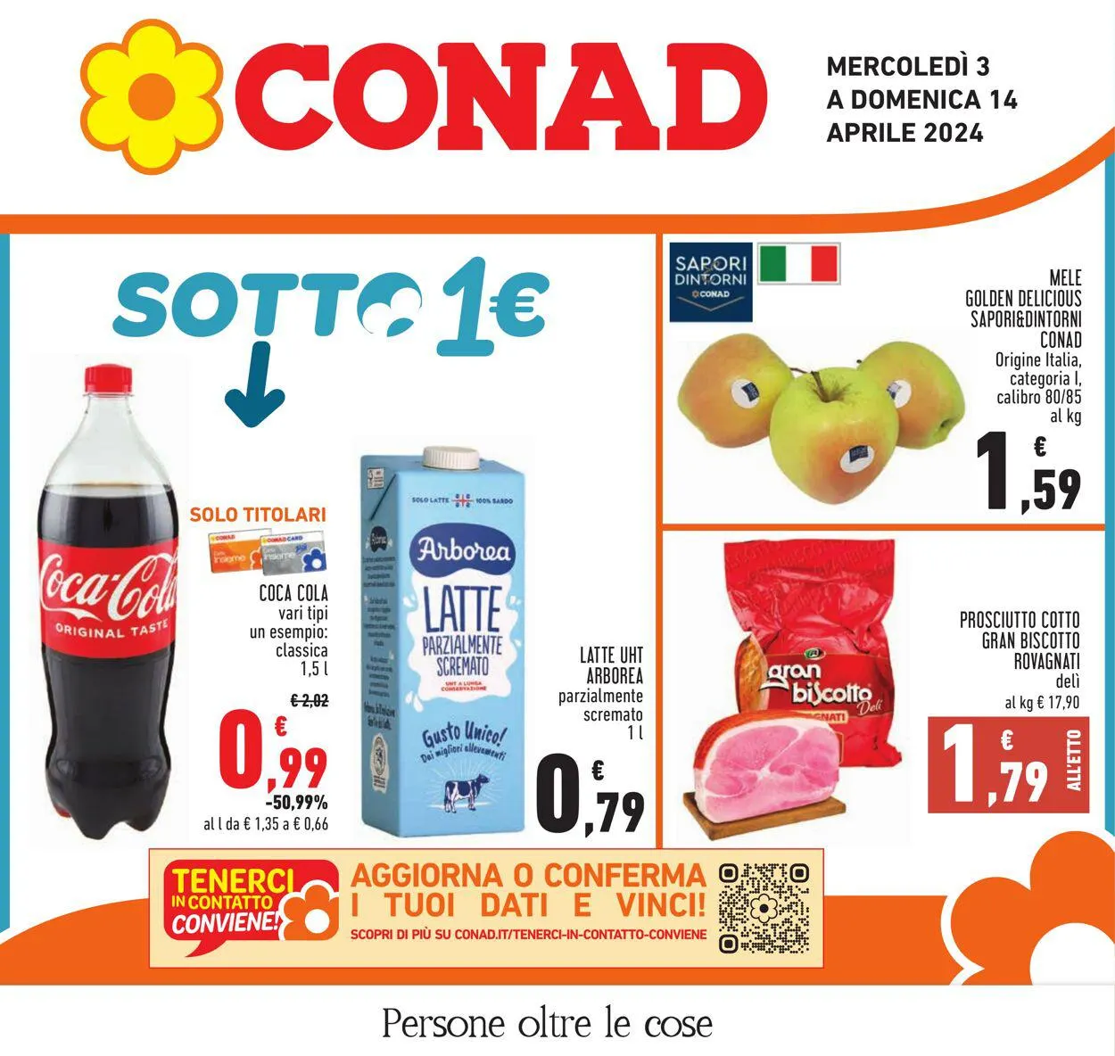 Conad - Roma Volantino attuale da 3 aprile a 14 aprile di 2024 - Pagina del volantino 1