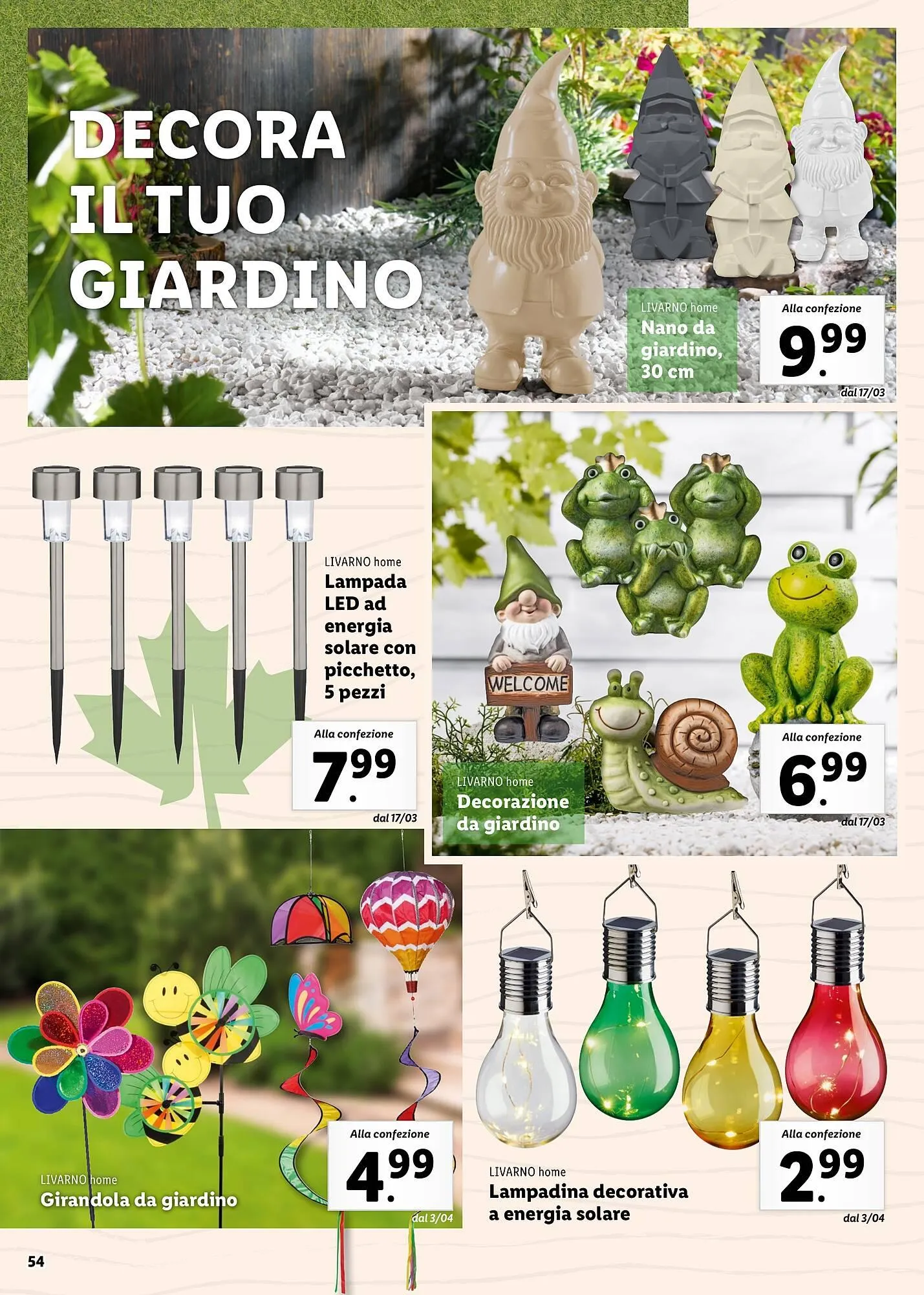 Volantino Lidl da 4 aprile a 31 maggio di 2025 - Pagina del volantino 54