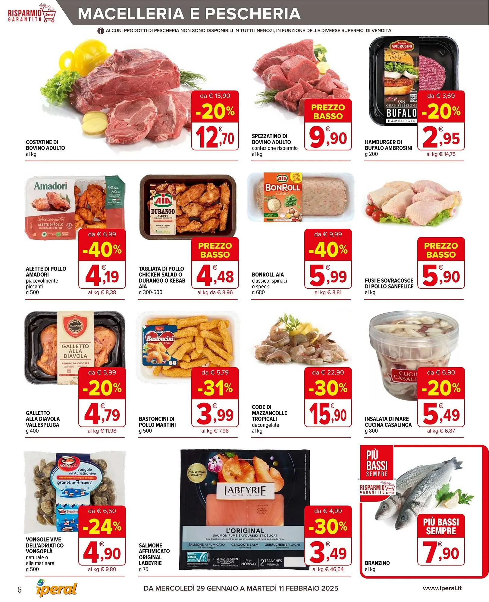 Volantino Iperal da 29 gennaio a 11 febbraio di 2025 - Pagina del volantino 6