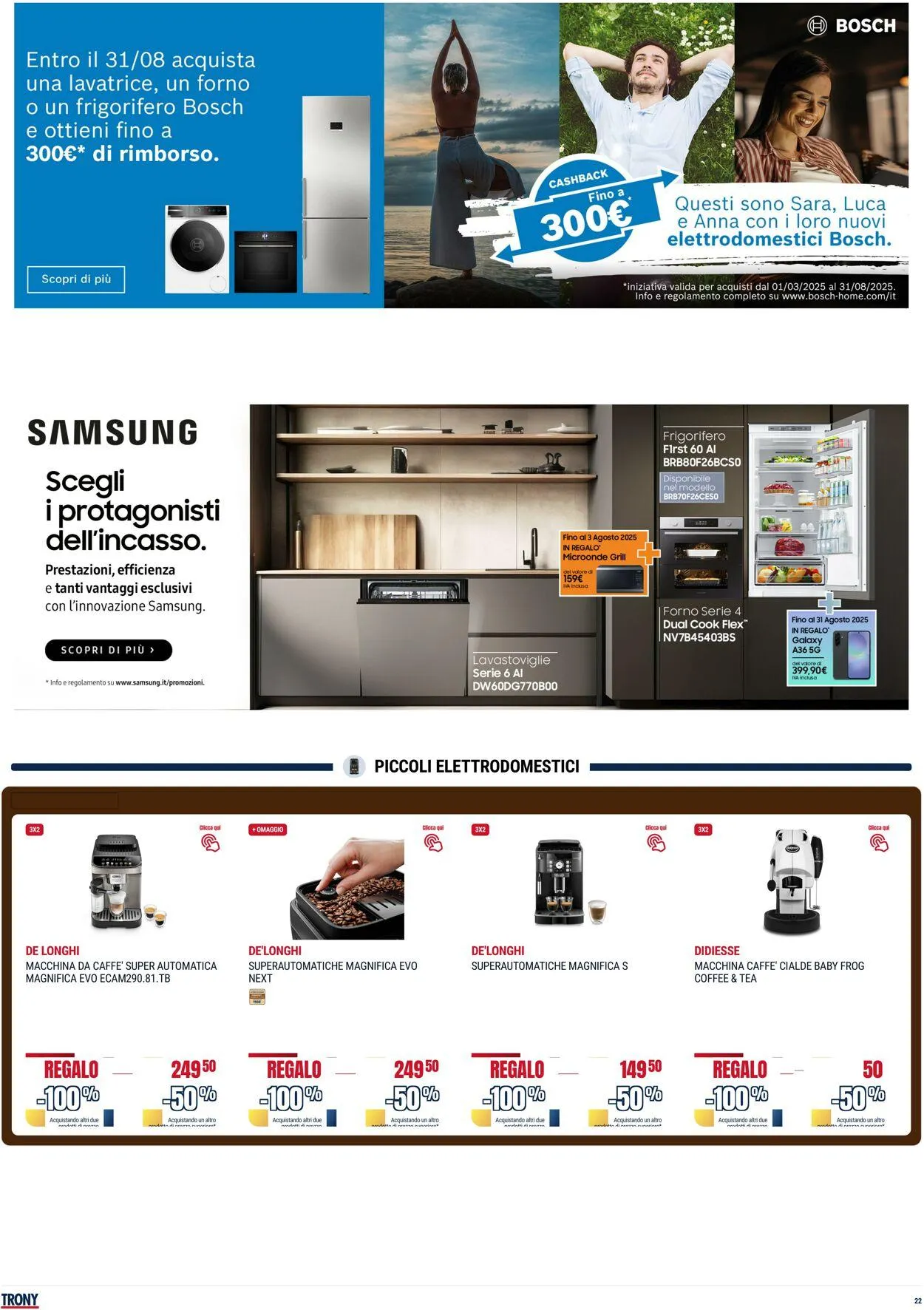 Trony - Napoli Volantino attuale da 3 luglio a 30 luglio di 2025 - Pagina del volantino 22