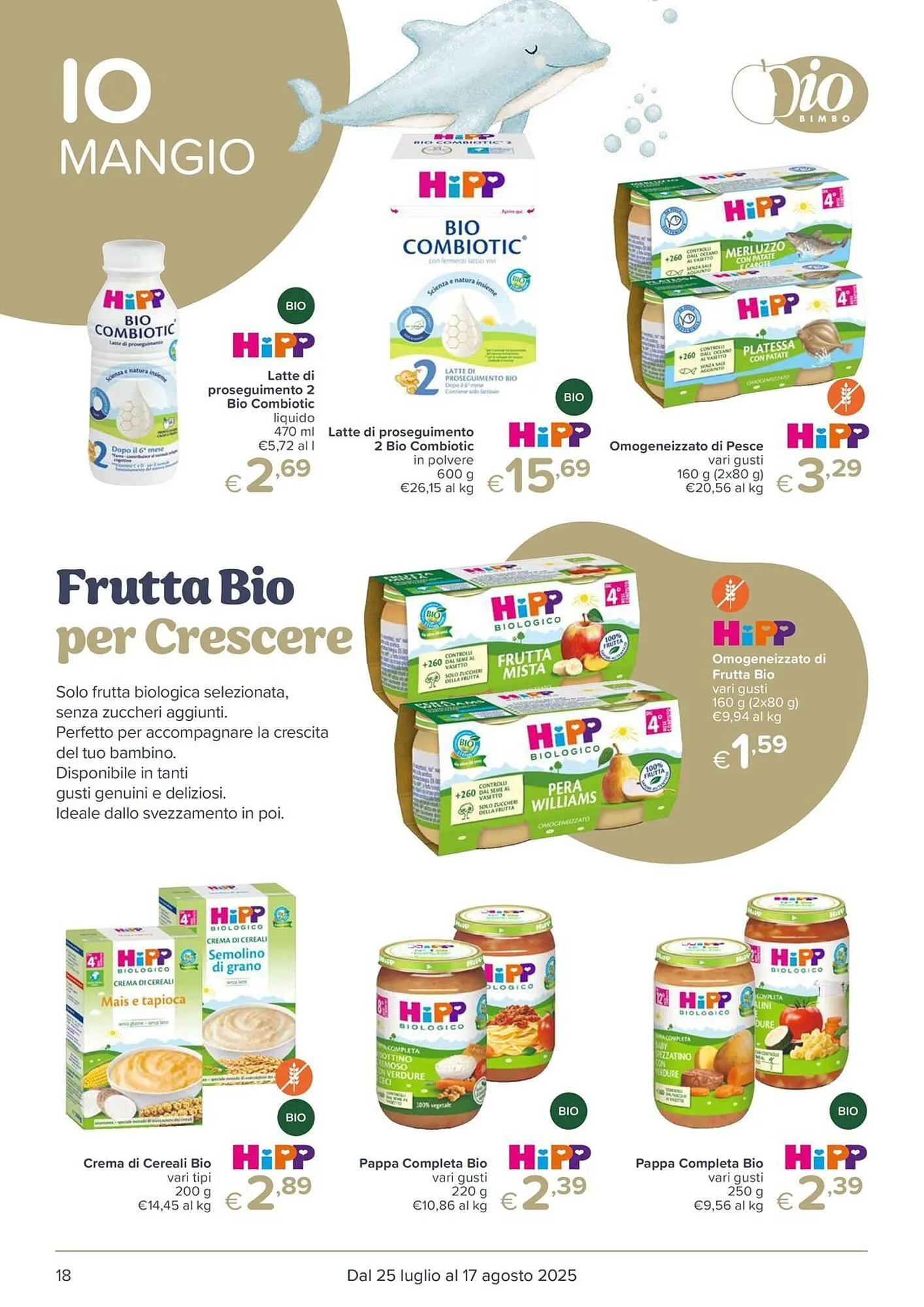 Volantino Io Bimbo da 25 luglio a 17 agosto di 2025 - Pagina del volantino 18