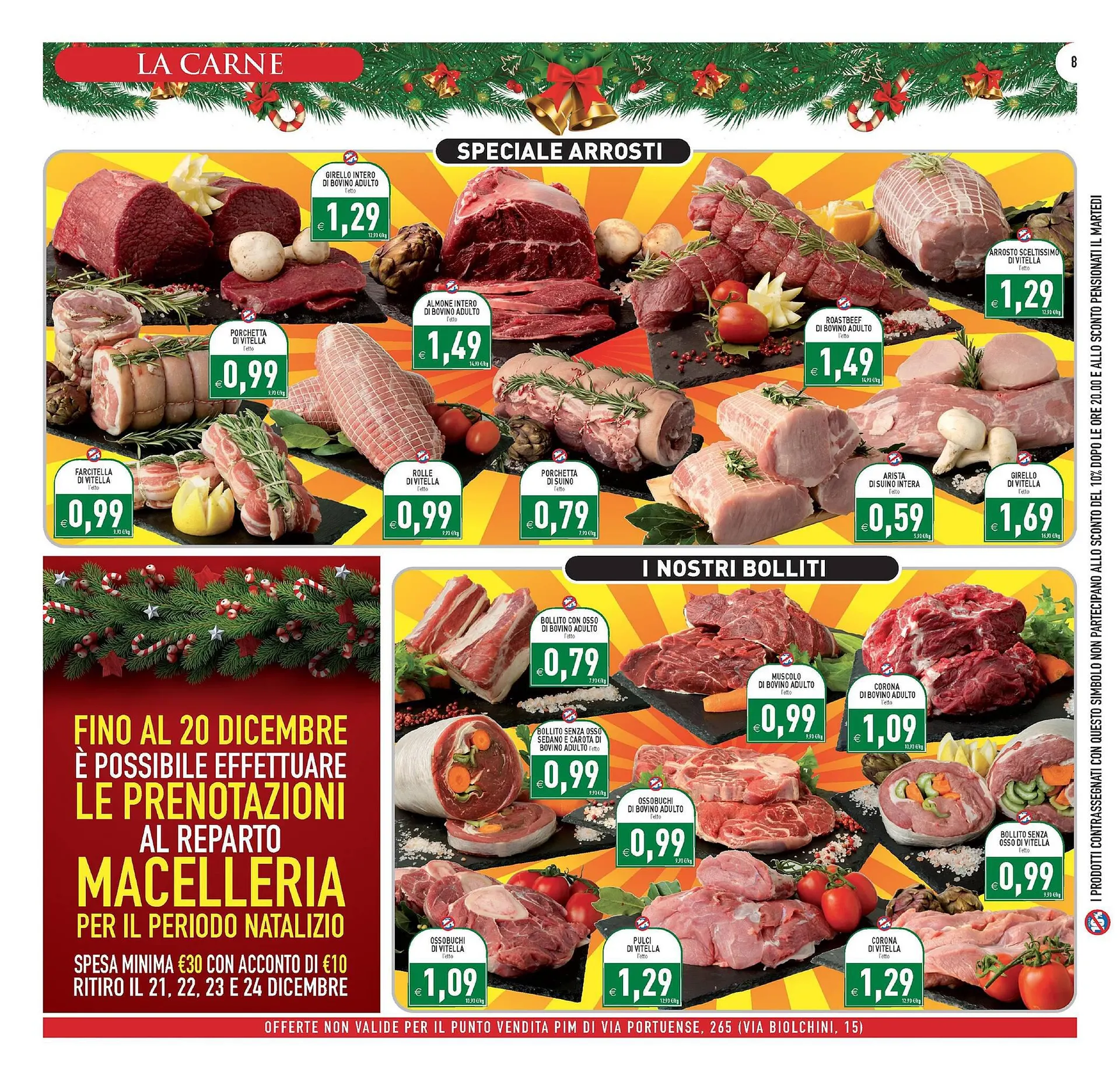 Volantino Pim Supermercati da 15 dicembre a 24 dicembre di 2023 - Pagina del volantino 8