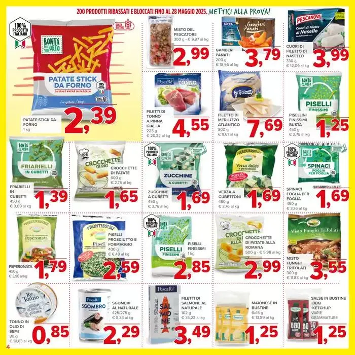 200 prodotti ribassati e bloccati da 10 aprile a 28 maggio di 2025 - Pagina del volantino 4