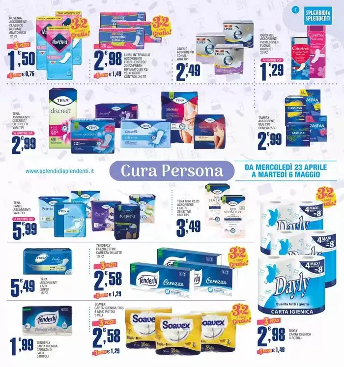 Prendi 3 paghi 2 da 23 aprile a 6 maggio di 2025 - Pagina del volantino 7