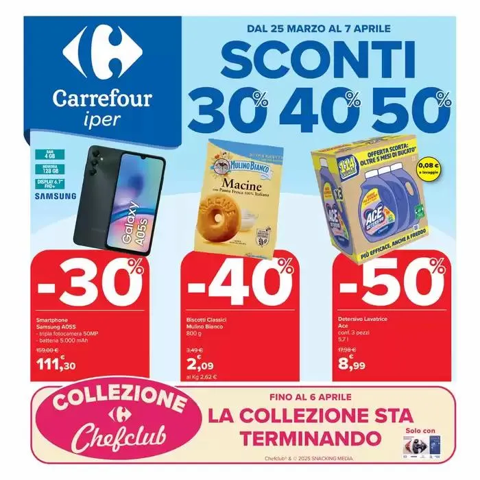 Sconti 30%40%50% da 25 marzo a 7 aprile di 2025 - Pagina del volantino 1